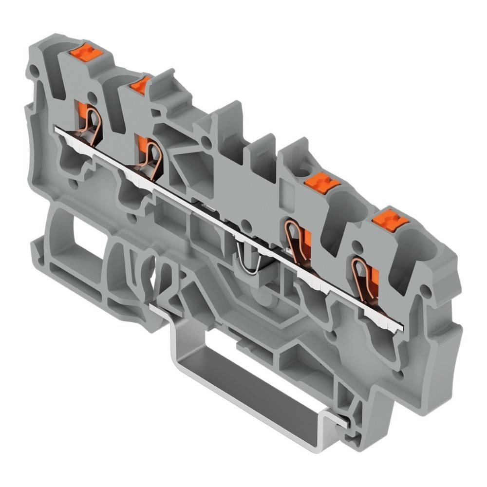 WAGO GmbH & Co. KG 4-Leiter-Durchgangsklemme 2201-1401
