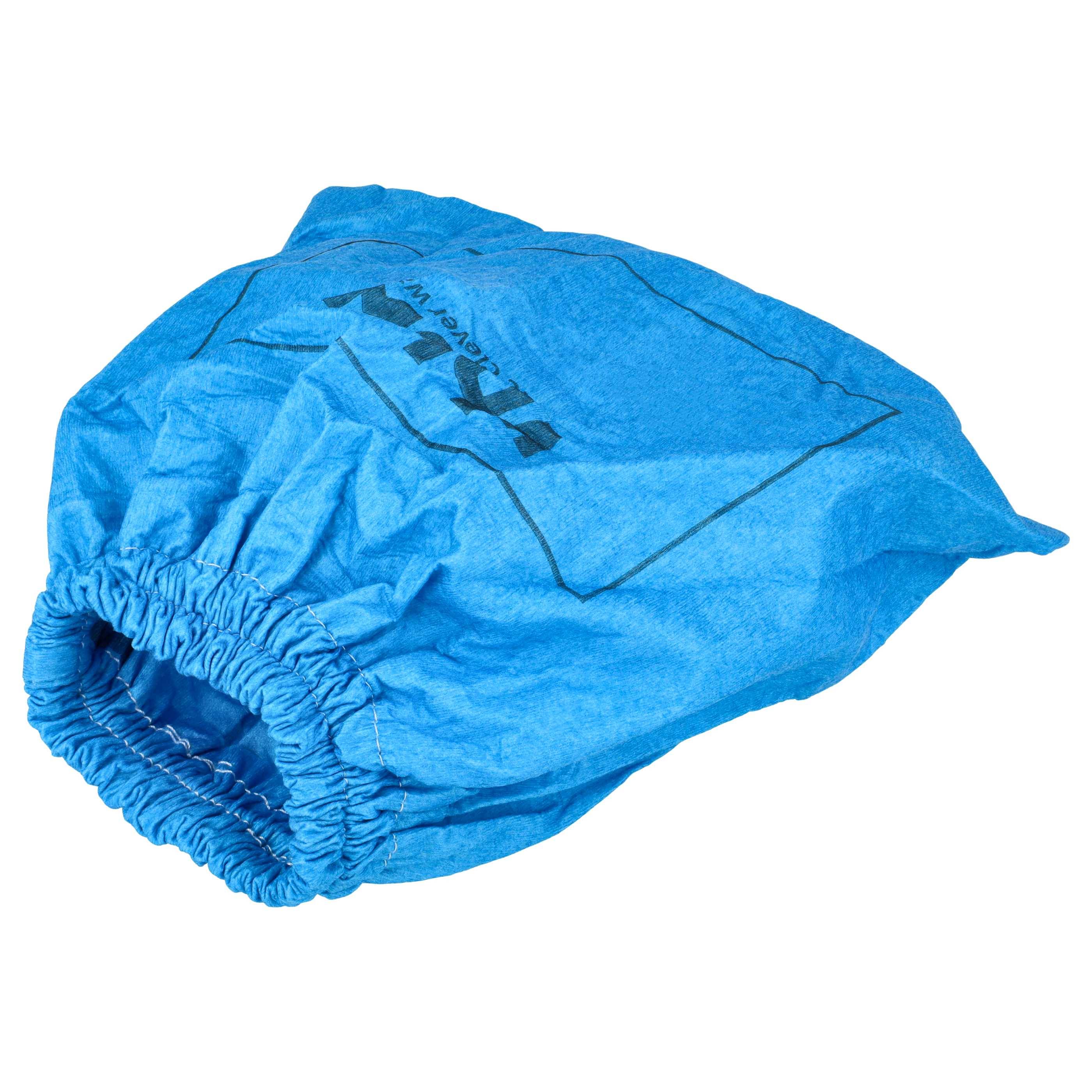 vhbw 10x Textilfilter kompatibel mit Einhell TE-VC 36/25 Li, TE-VC 2340 SA Staubsauger, Nass-/Trockensauger - Stoffbeutel, Abwaschbar Blau