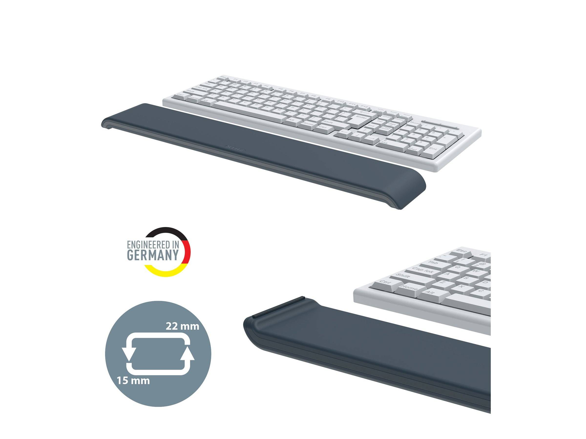 Esselte Leitz Ergo - Tastatur-Handgelenkauflage - adjustable