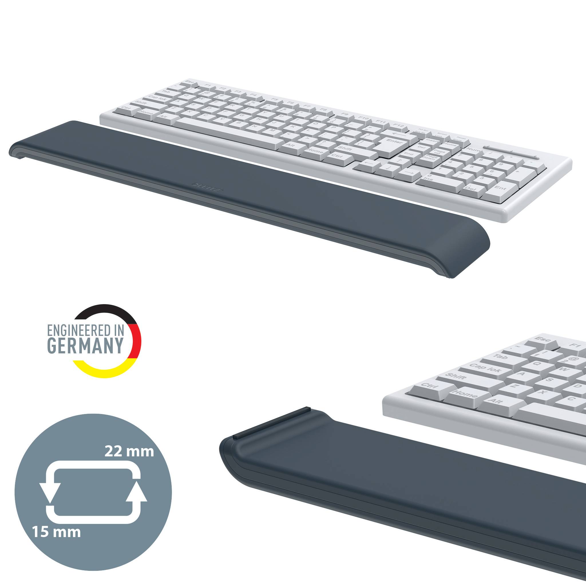 Esselte Leitz Ergo - Tastatur-Handgelenkauflage - adjustable