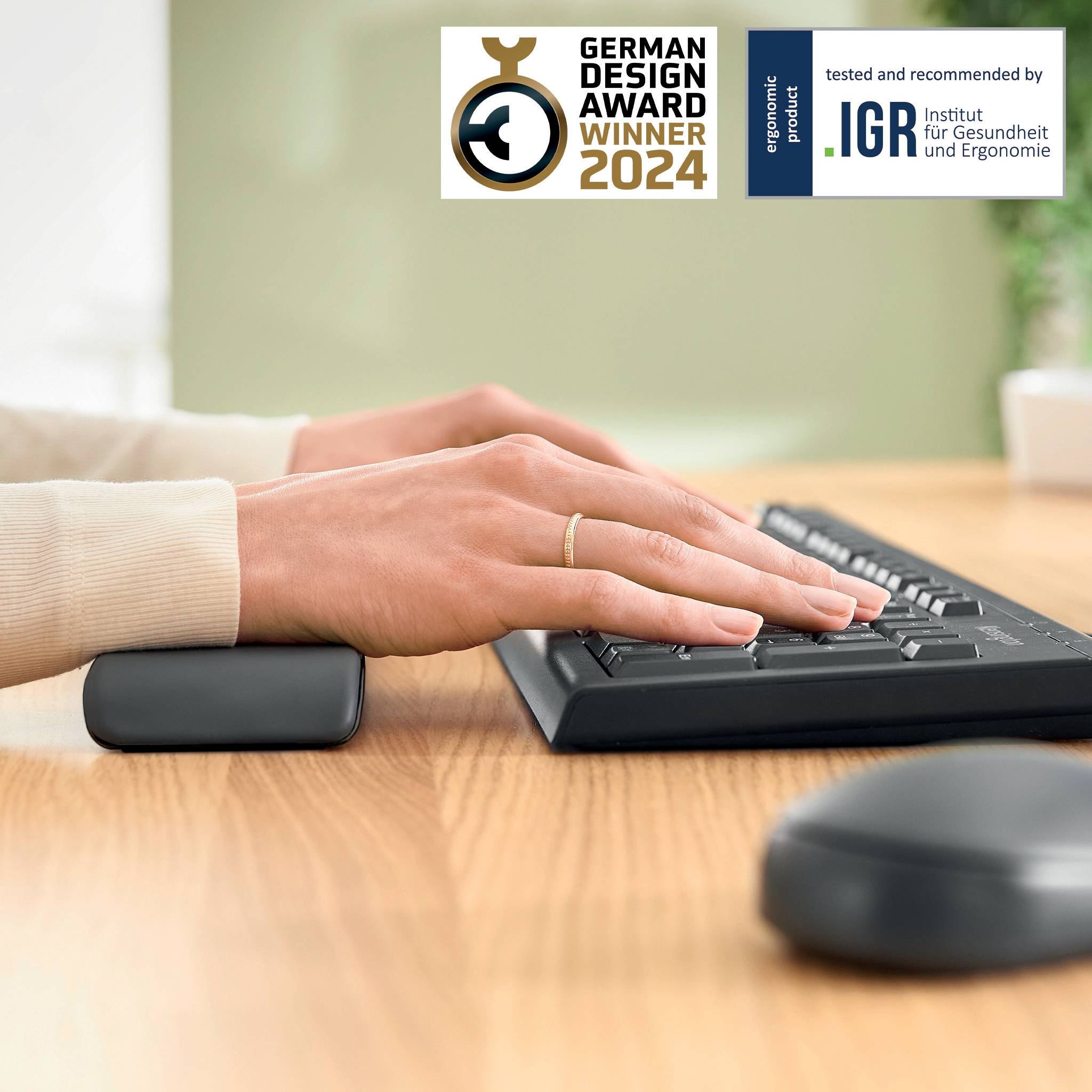Esselte Leitz Ergo - Tastatur-Handgelenkauflage - adjustable