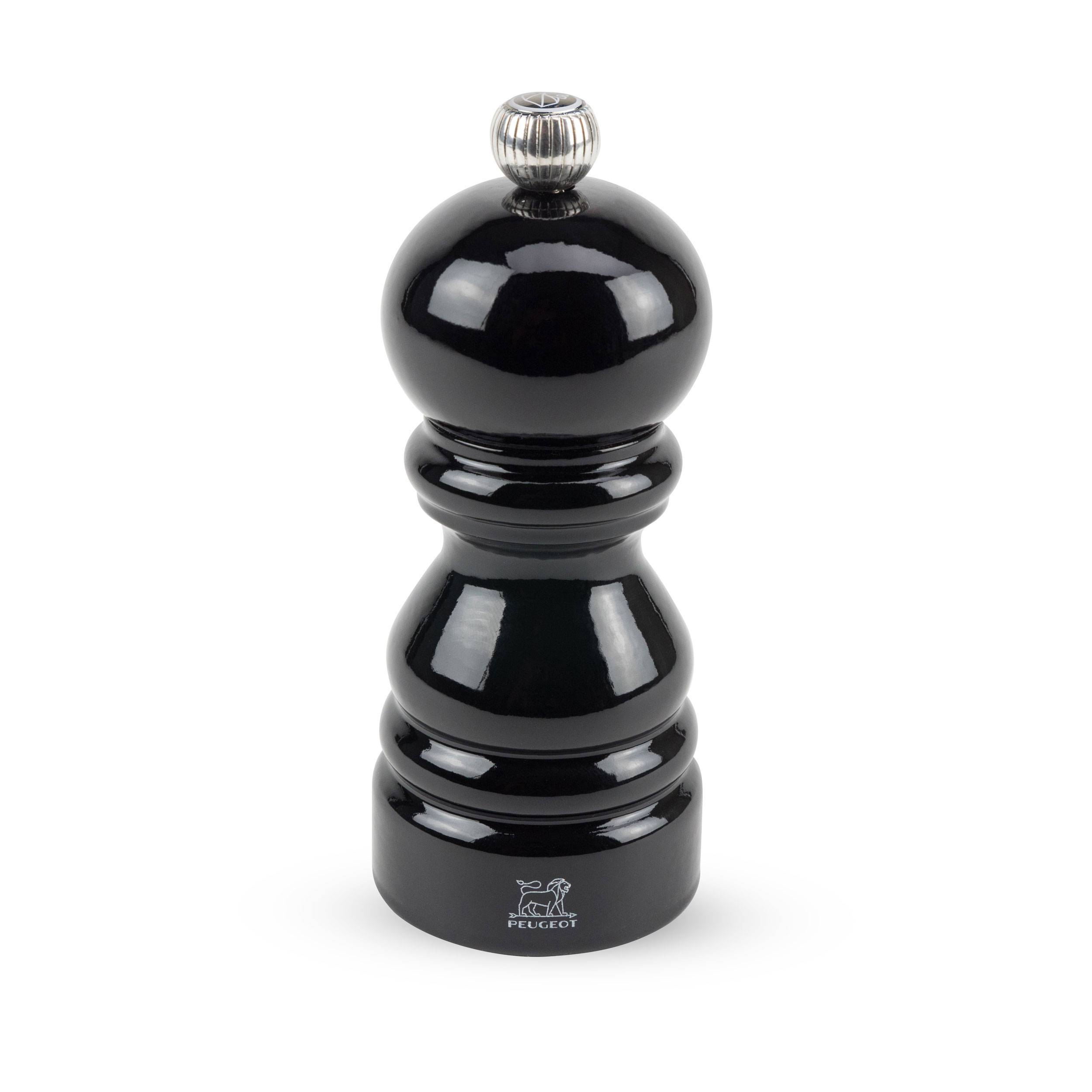 Peugeot Paris Salzmühle, Buchenholz, Schwarz Lackiert, 12 cm, 1870412-SME