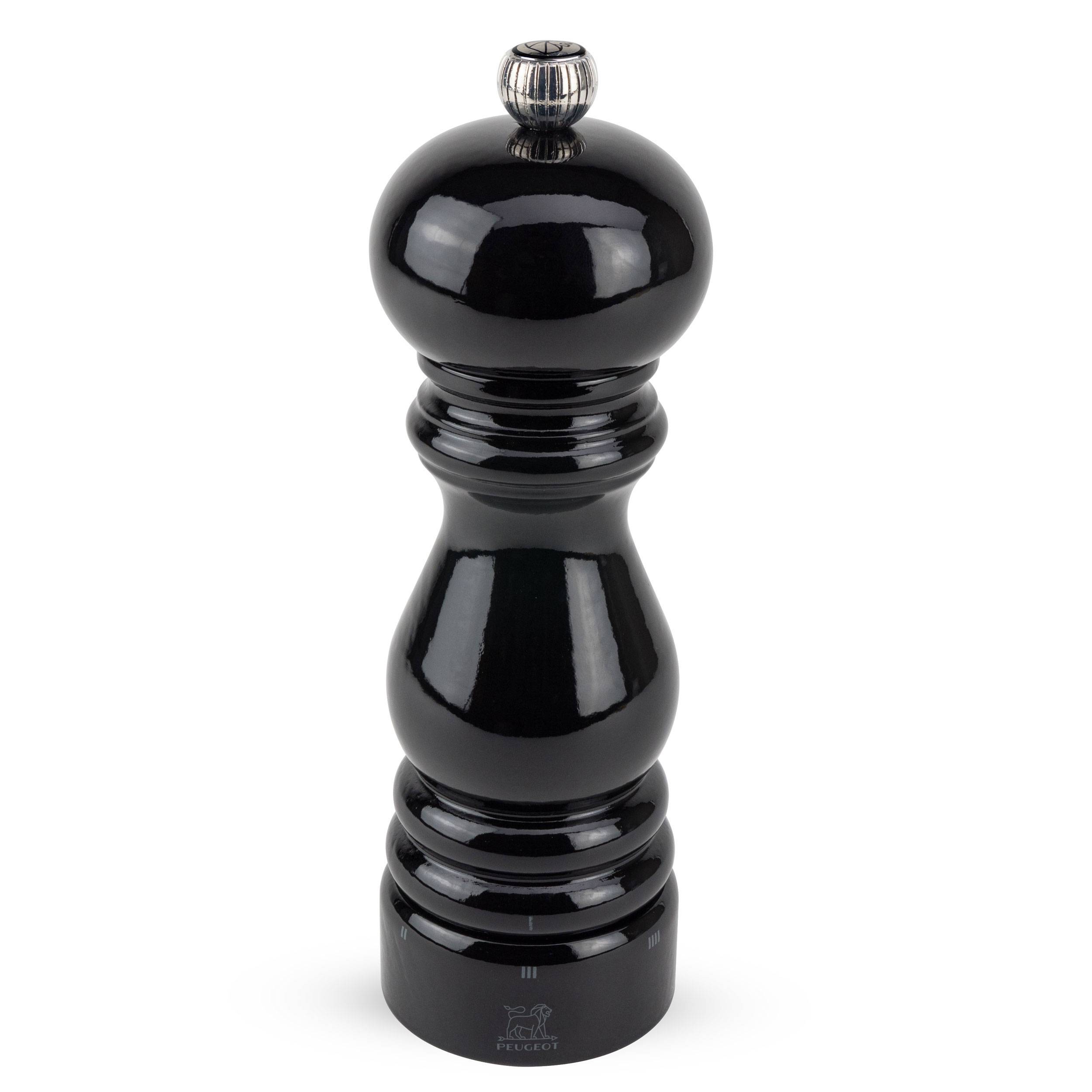 Peugeot Paris Pfeffermühle, uSelect, Buchenholz, Schwarz Lackiert, 12 cm, 23683