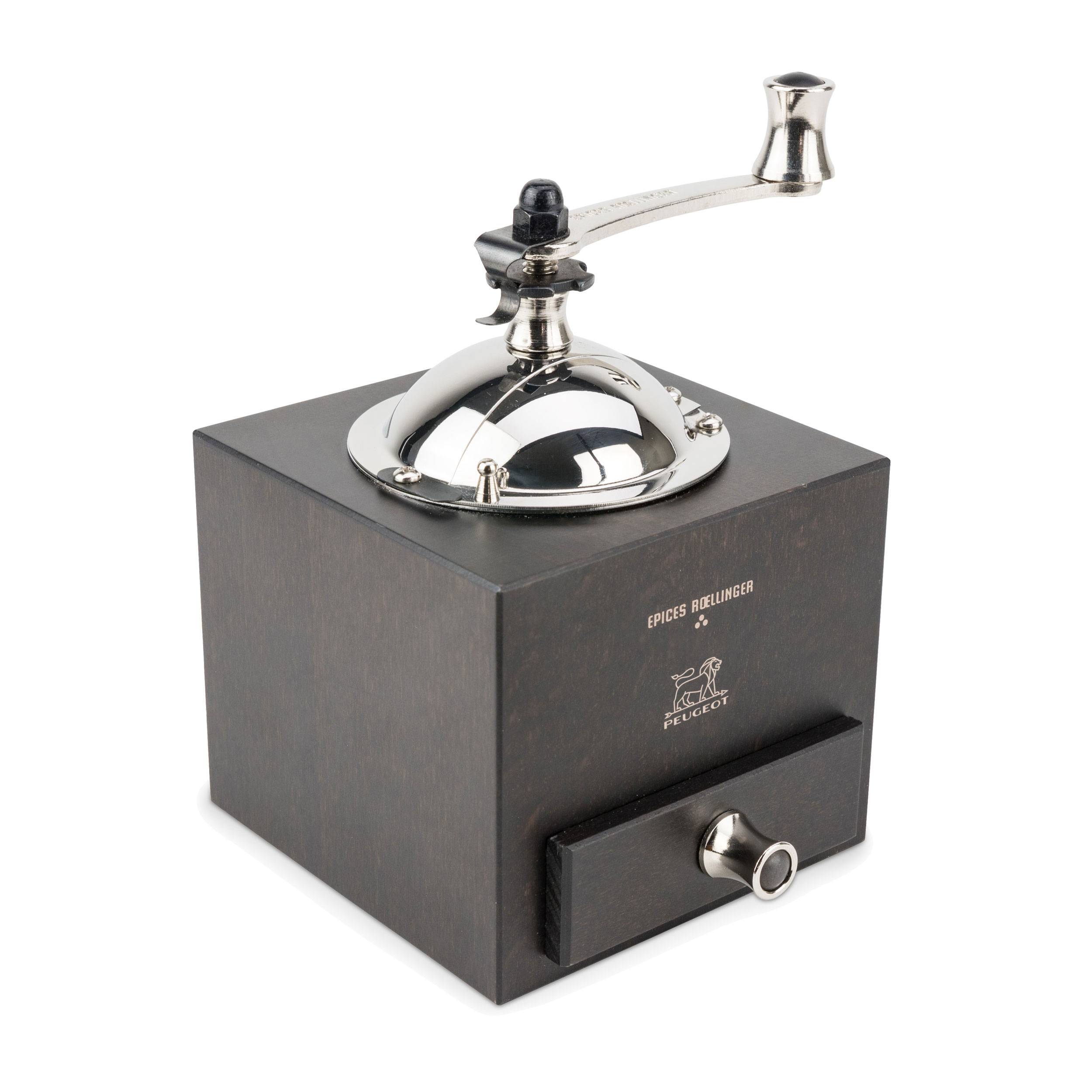 Peugeot Le moulin dOlivier Roellinger Pfeffermühle, Gewürzmühle, Stahl-Buchenholz, Schokolade, 13 cm, 25601