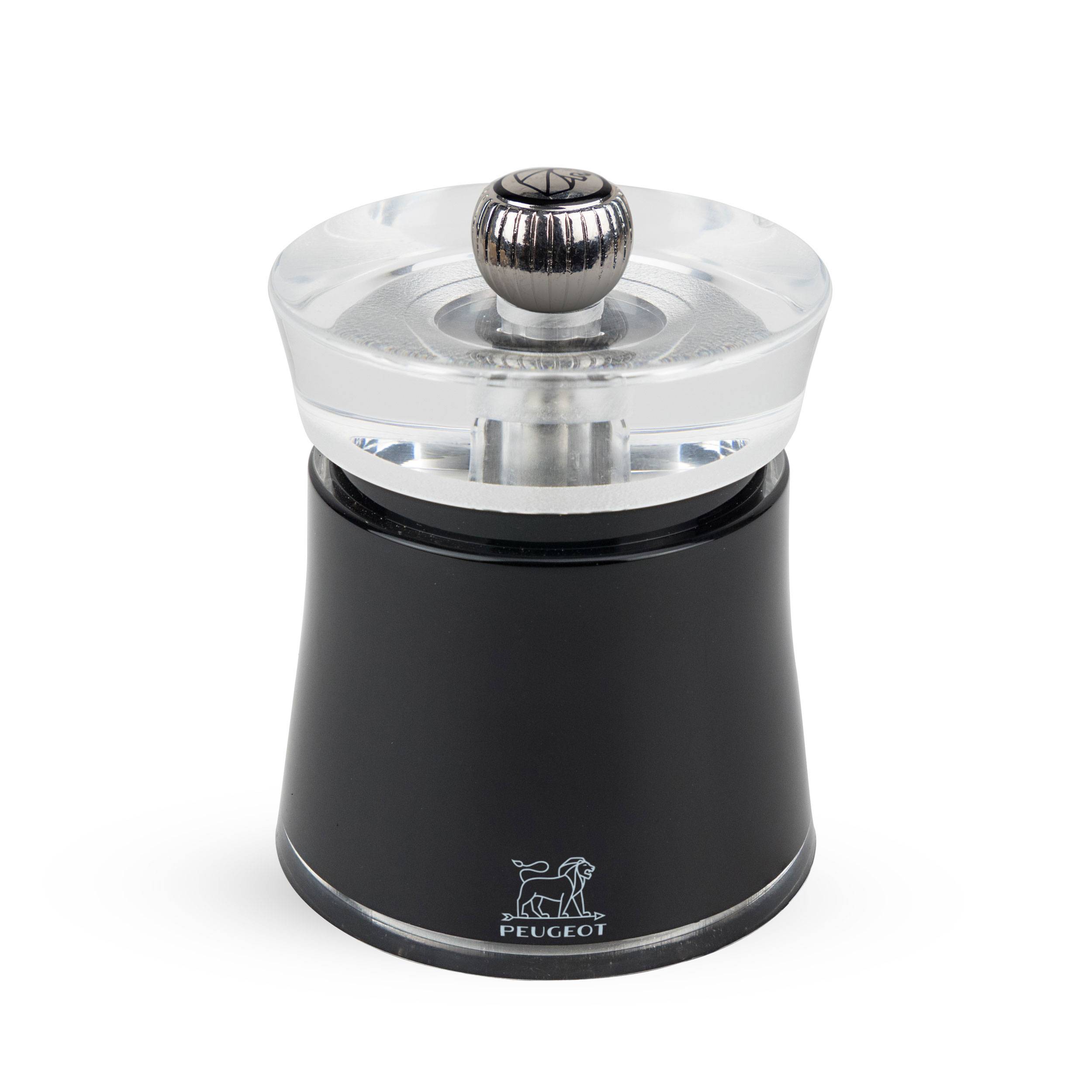 Peugeot Bali Pfeffermühle, Pfeffer Mühle, Acryl-ABS, Schwarz, 8 cm, 25786