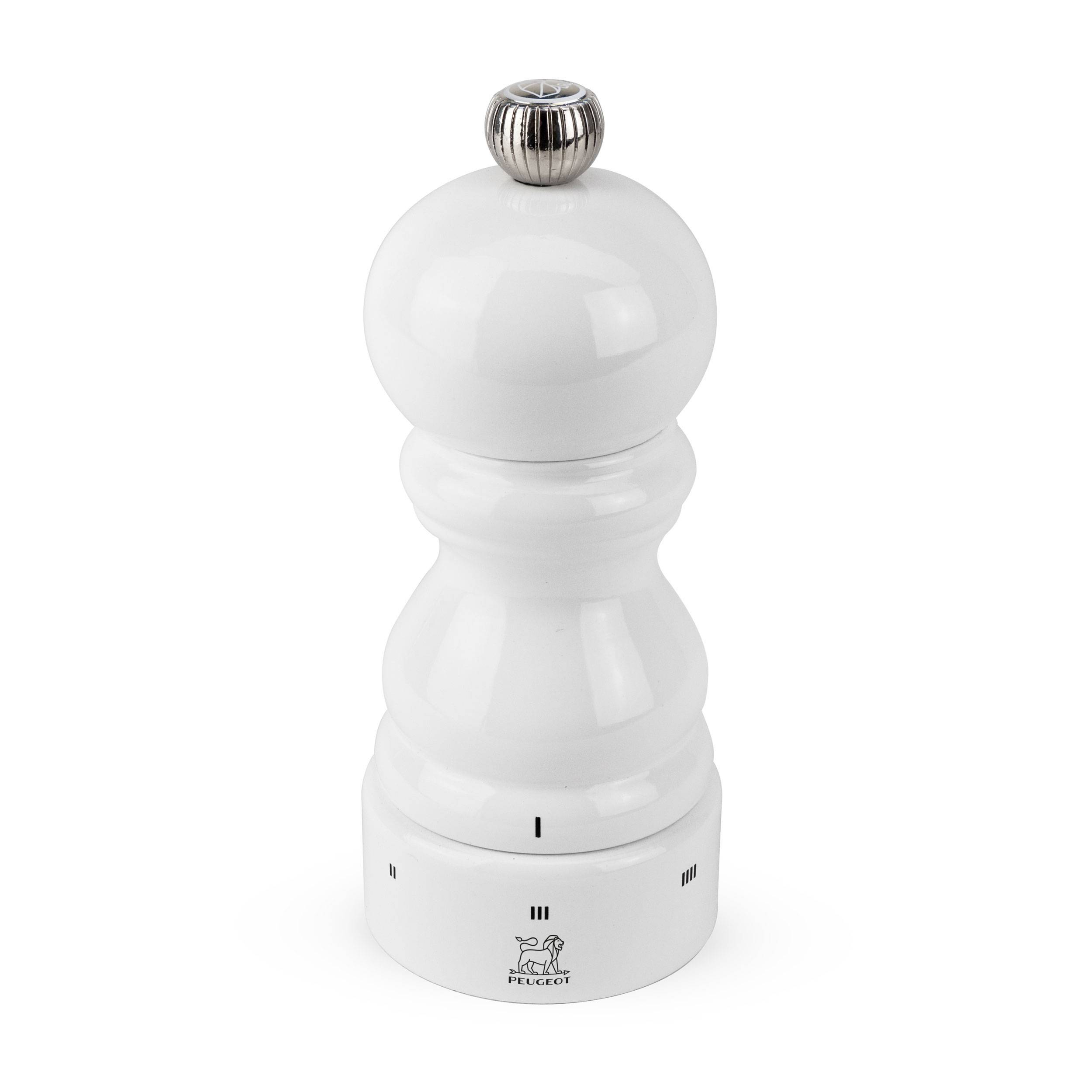 Peugeot Paris Salzmühle, uSelect, Buchenholz, Weiß Lackiert, 12 cm, 27797