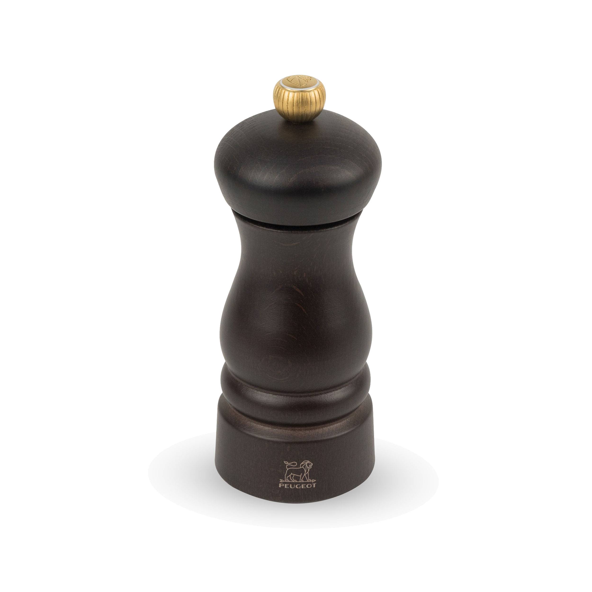 Peugeot Clermont Salzmühle, Salz Mühle, Buchenholz, Schokolade, 13 cm, 27940