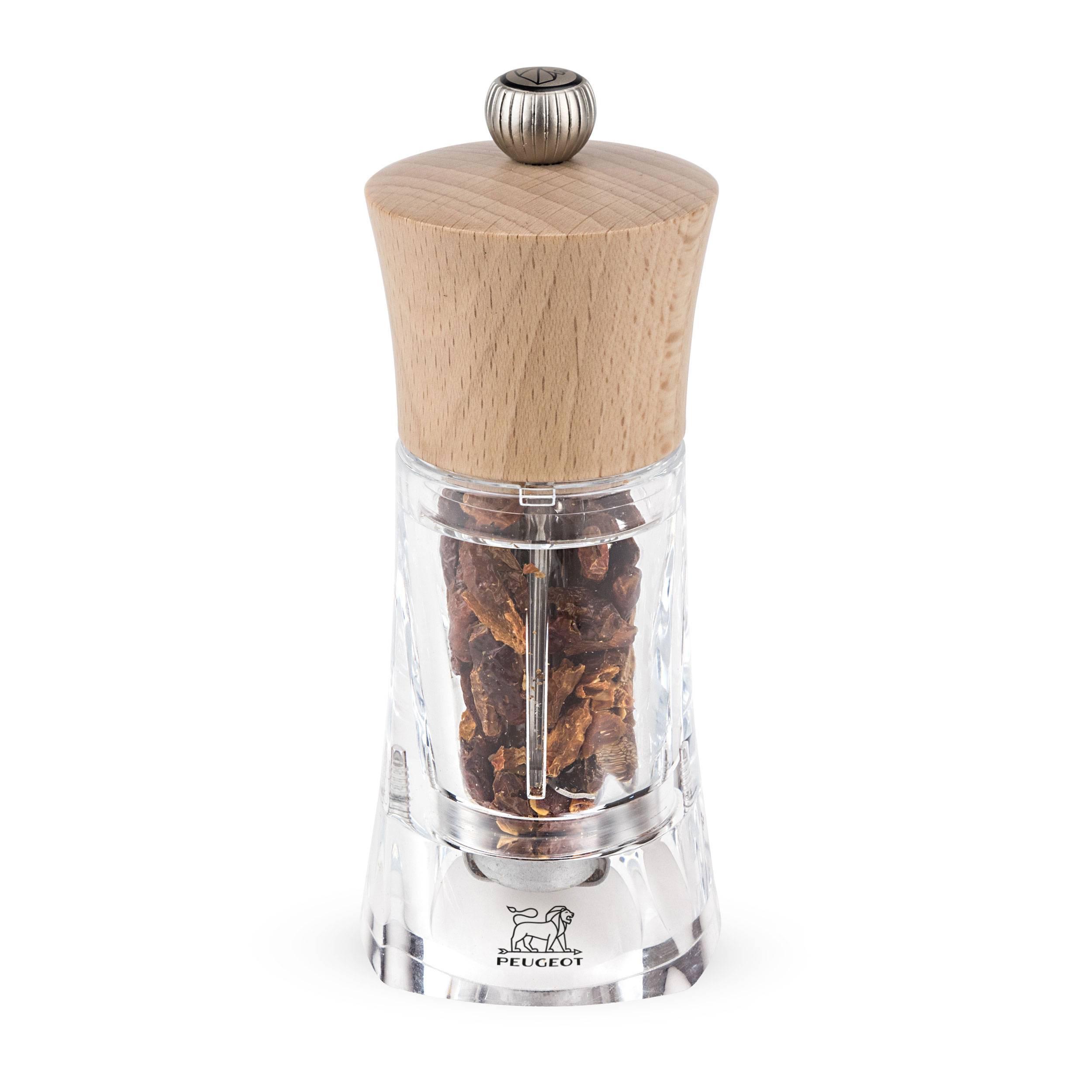 Peugeot Oléron Chilimühle, Acryl / Buchenholz, Holz, Natur, 14 cm, 28398