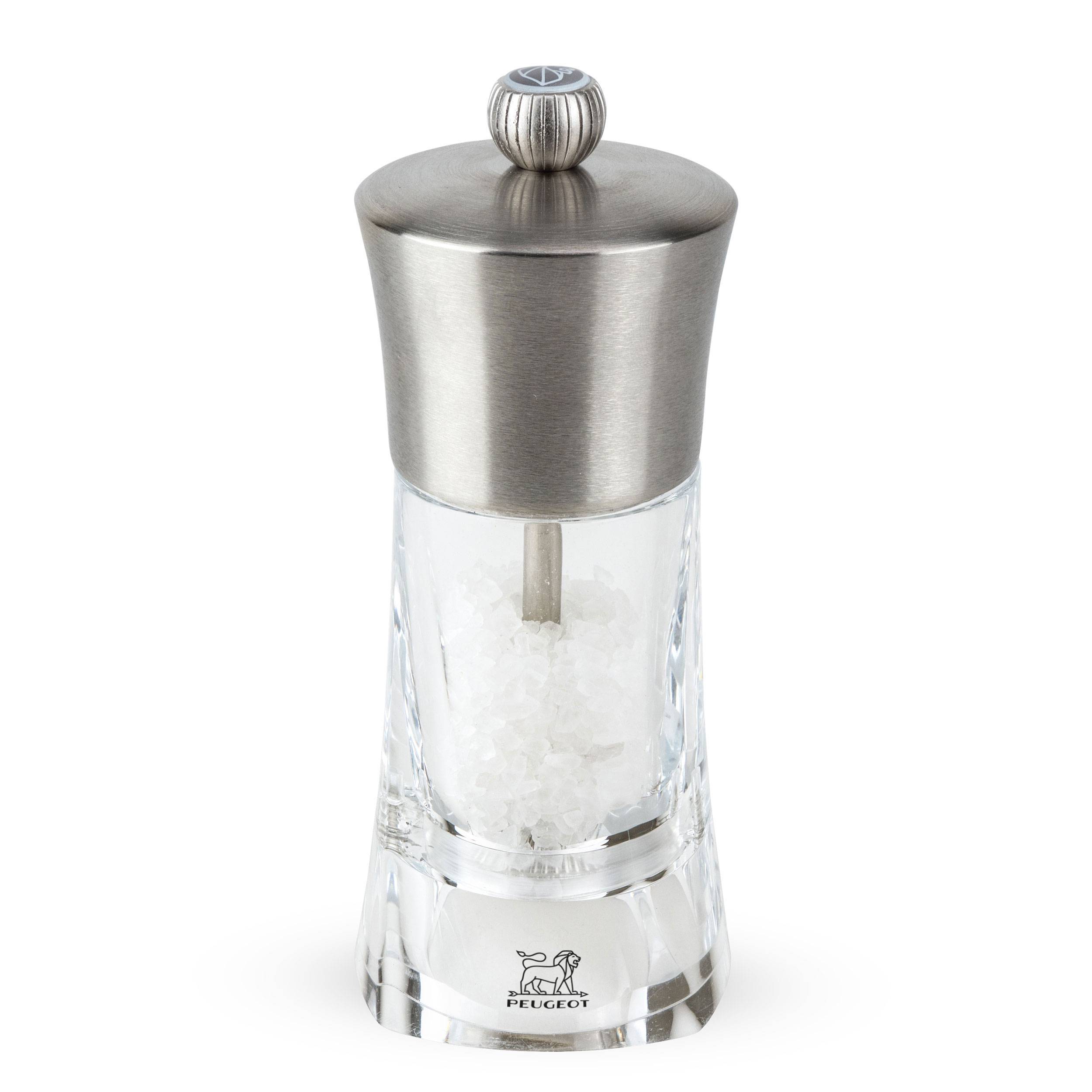 Peugeot Ouessant Salzmühle, Acryl-Edelstahl, Transparent, 14 cm, 29043