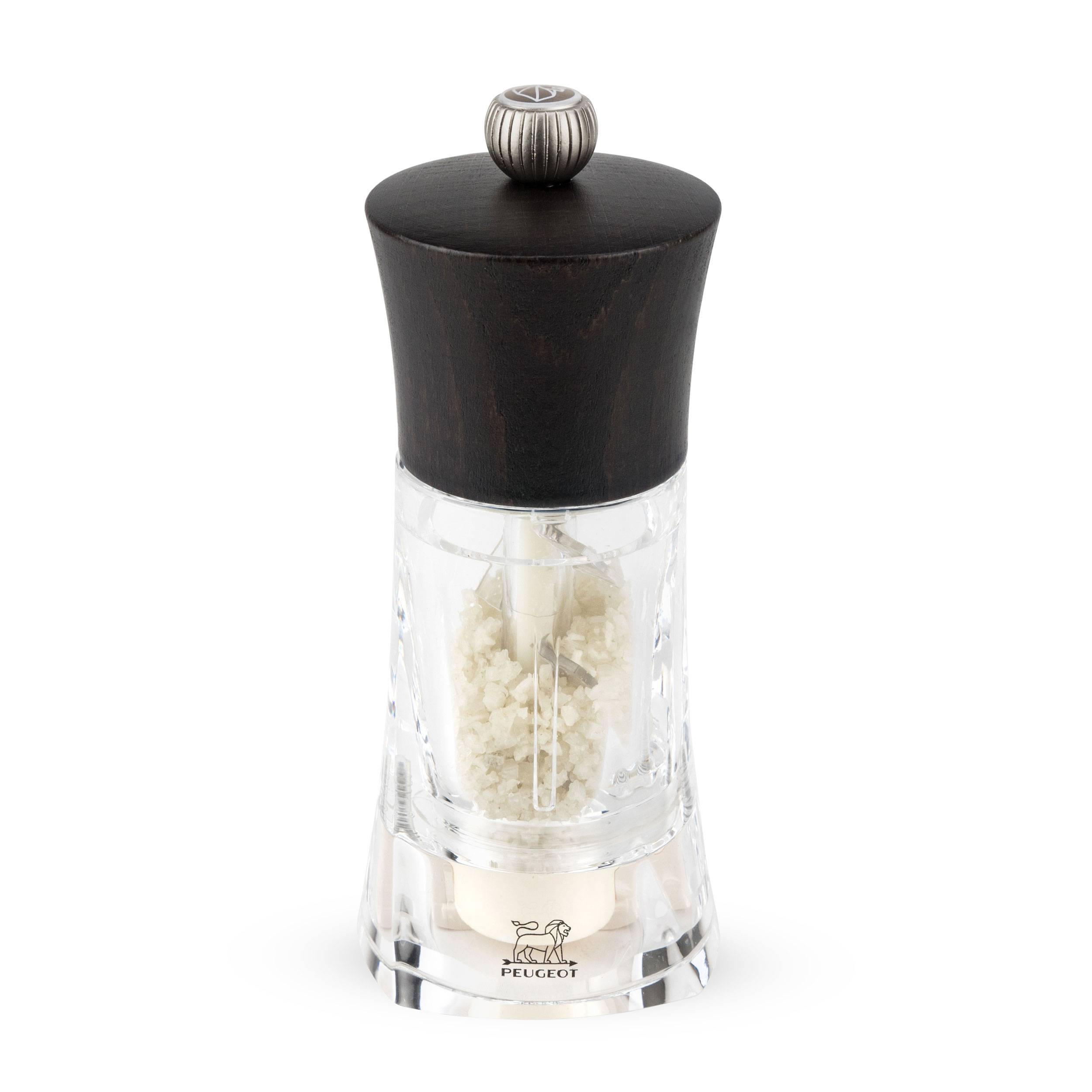Peugeot Oléron Meersalzmühle, Meersalz Mühle, Meersalzstreuer, Acryl, Schoko, 14 cm, 29937