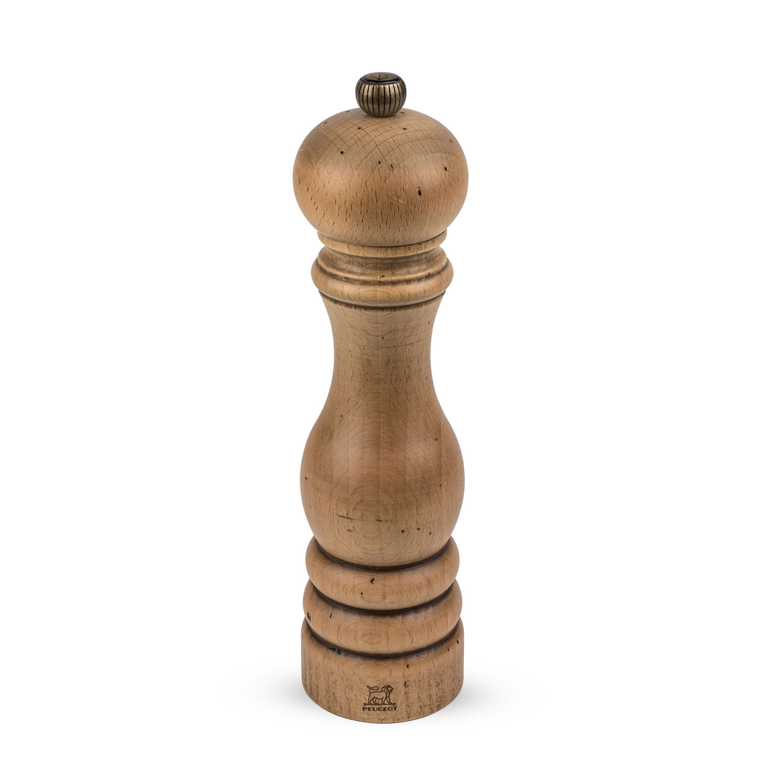 Peugeot Paris Antiquaire Pfeffermühle, Pfeffer Mühle, Pfefferstreuer, Buchenholz, 22 cm, 30971