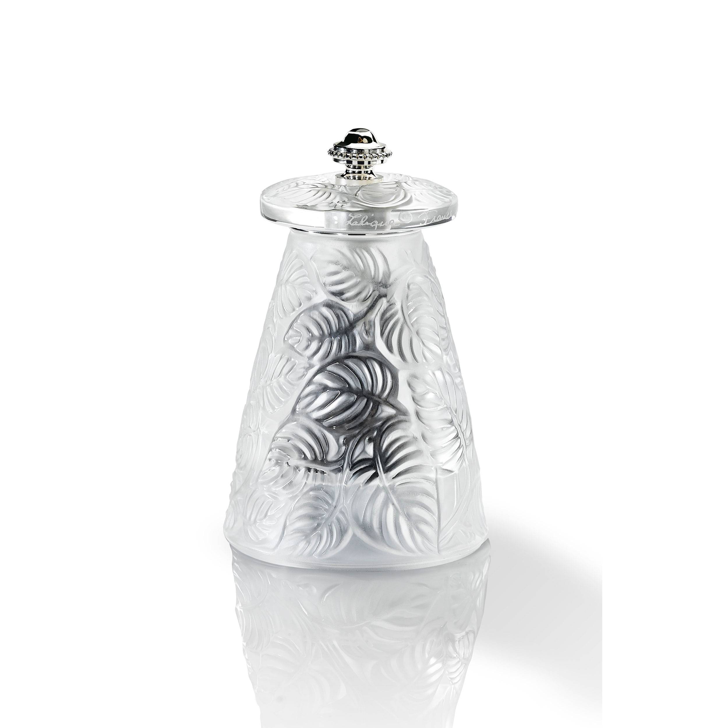 Peugeot Lalique Pfeffermühle, Pfeffer Mühle, Pfefferstreuer, Kristall, 9 cm, 32272
