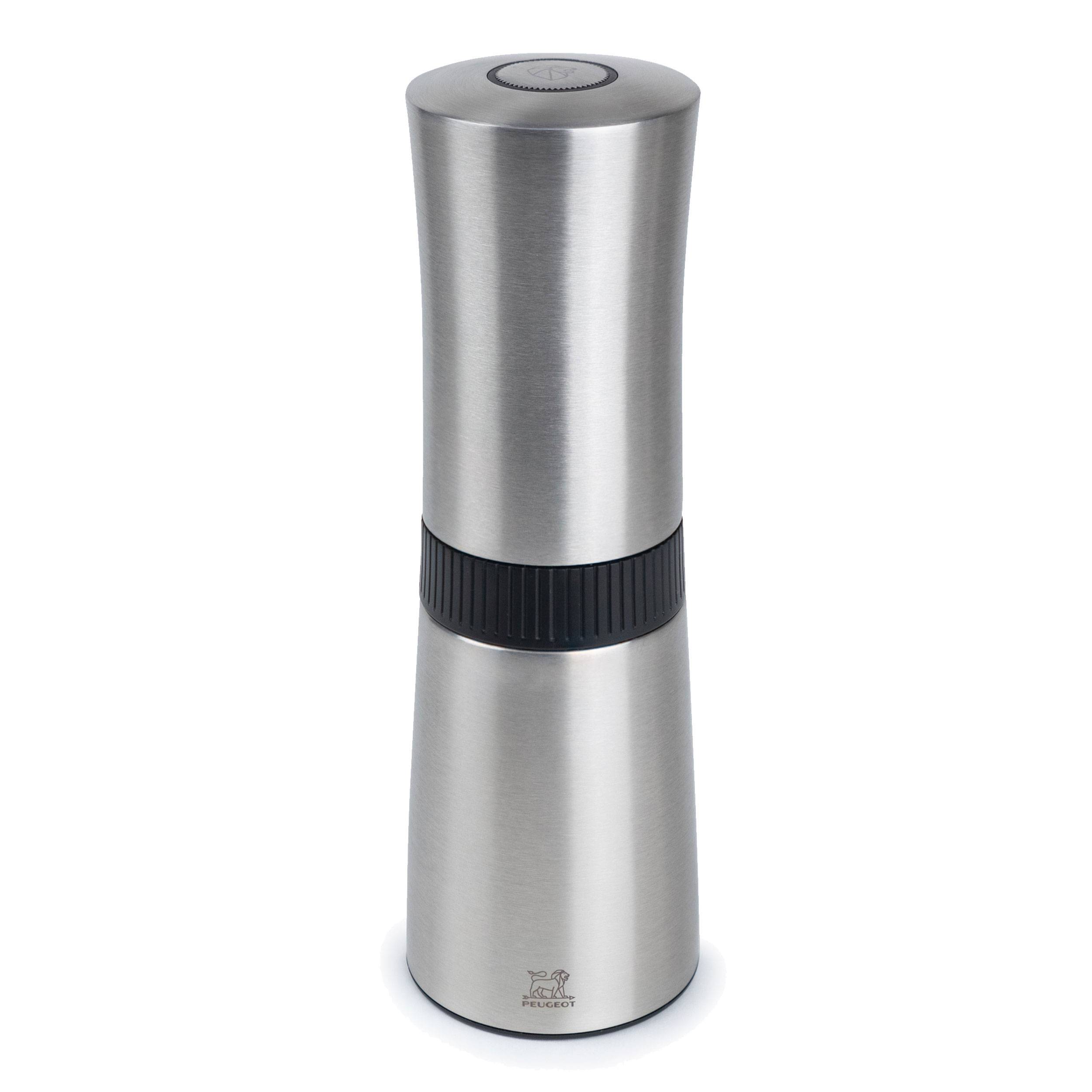 Peugeot Zimtmühle Lanka, Zimtstangenmühle mit Shaker-Funktion, Edelstahl, 22 cm, 36904