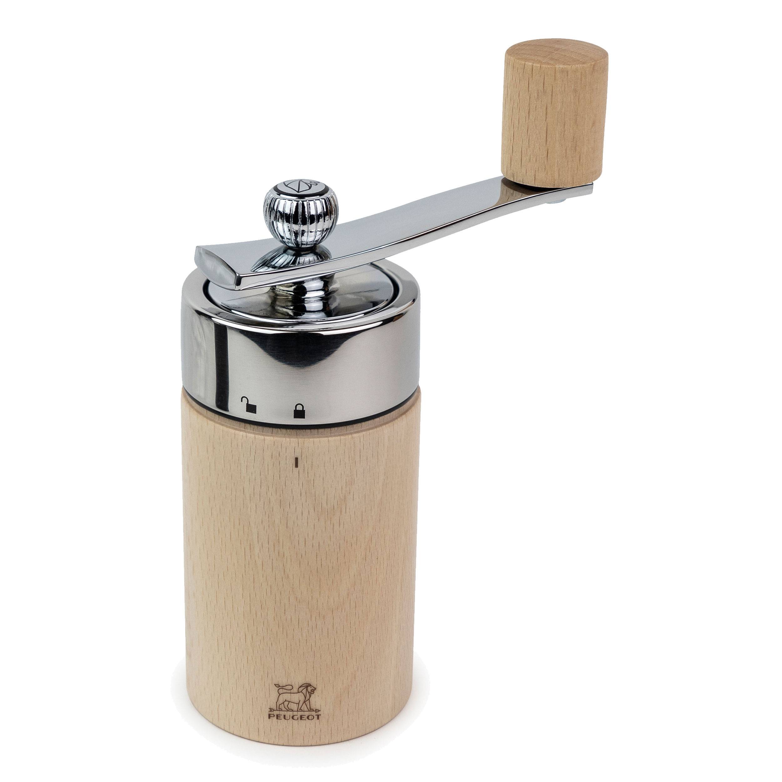 Peugeot Muskatmühle Isen, Muskatnussmühle, Holz, Metall, Natur, 15 cm, 37680