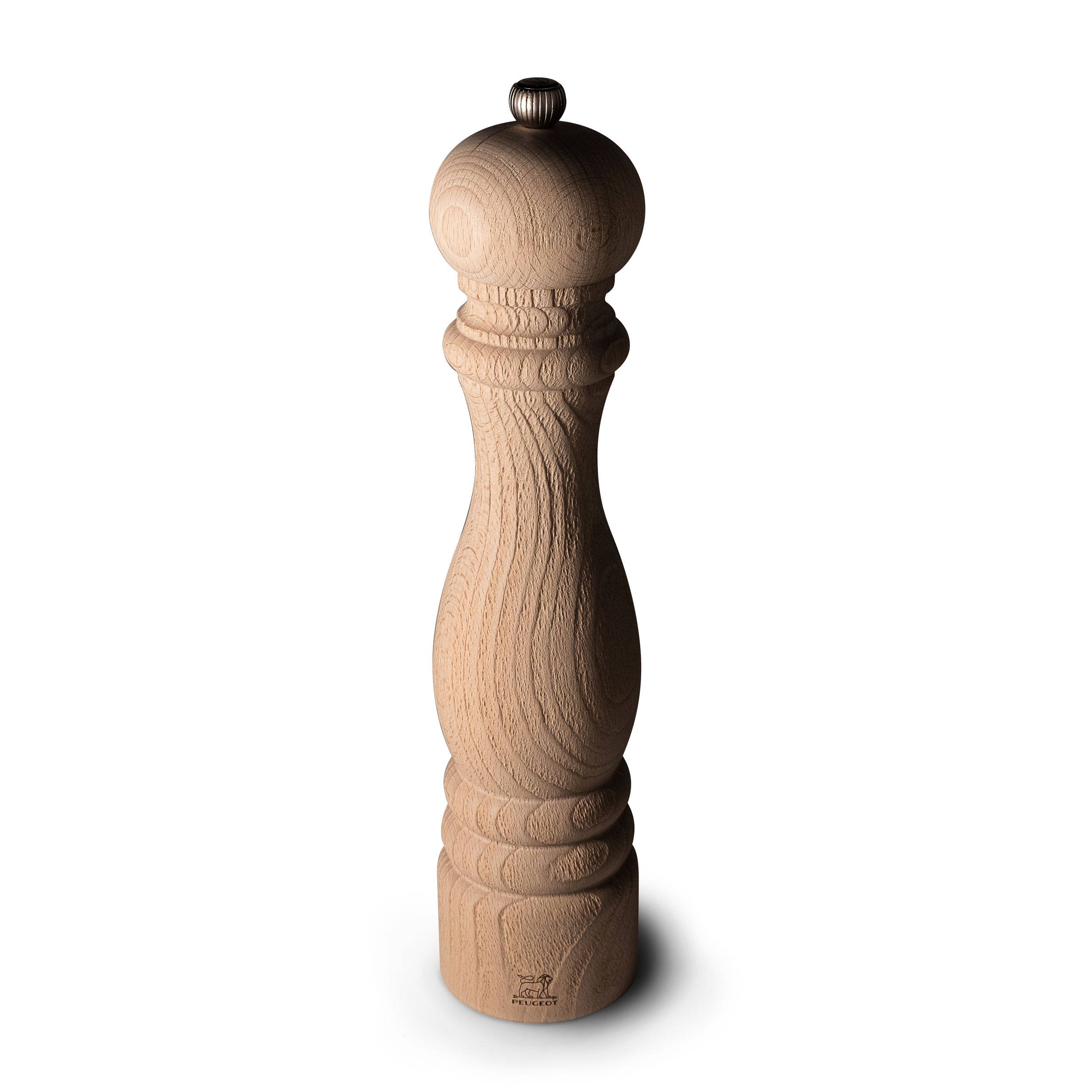 Peugeot Saveurs Paris Nature Pfeffermühle, Pfeffer Mühle, Gewürzmühle, Holz, Natur, 30 cm, 38069