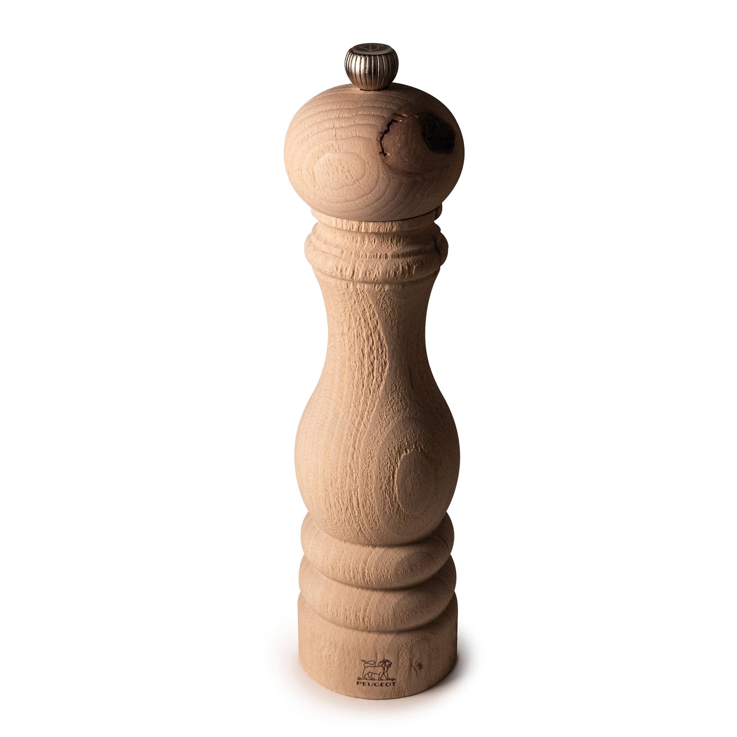Peugeot Saveurs Paris Nature Salzmühle, Salz Mühle, Gewürzmühle, Holz, Natur, 22 cm, 38090