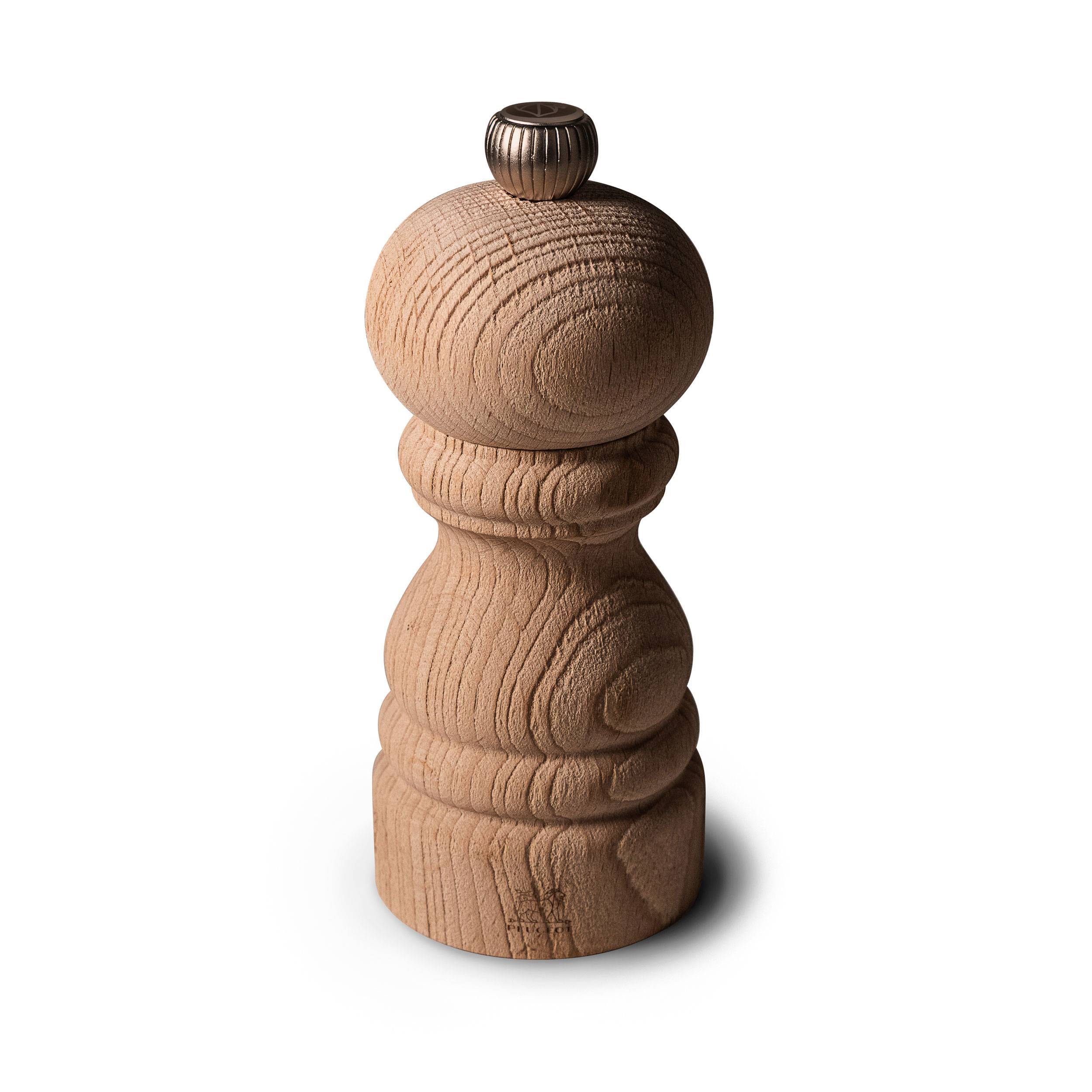 Peugeot Saveurs Paris Nature Salzmühle, Salz Mühle, Gewürzmühle, Holz, Natur, 12 cm, 38137