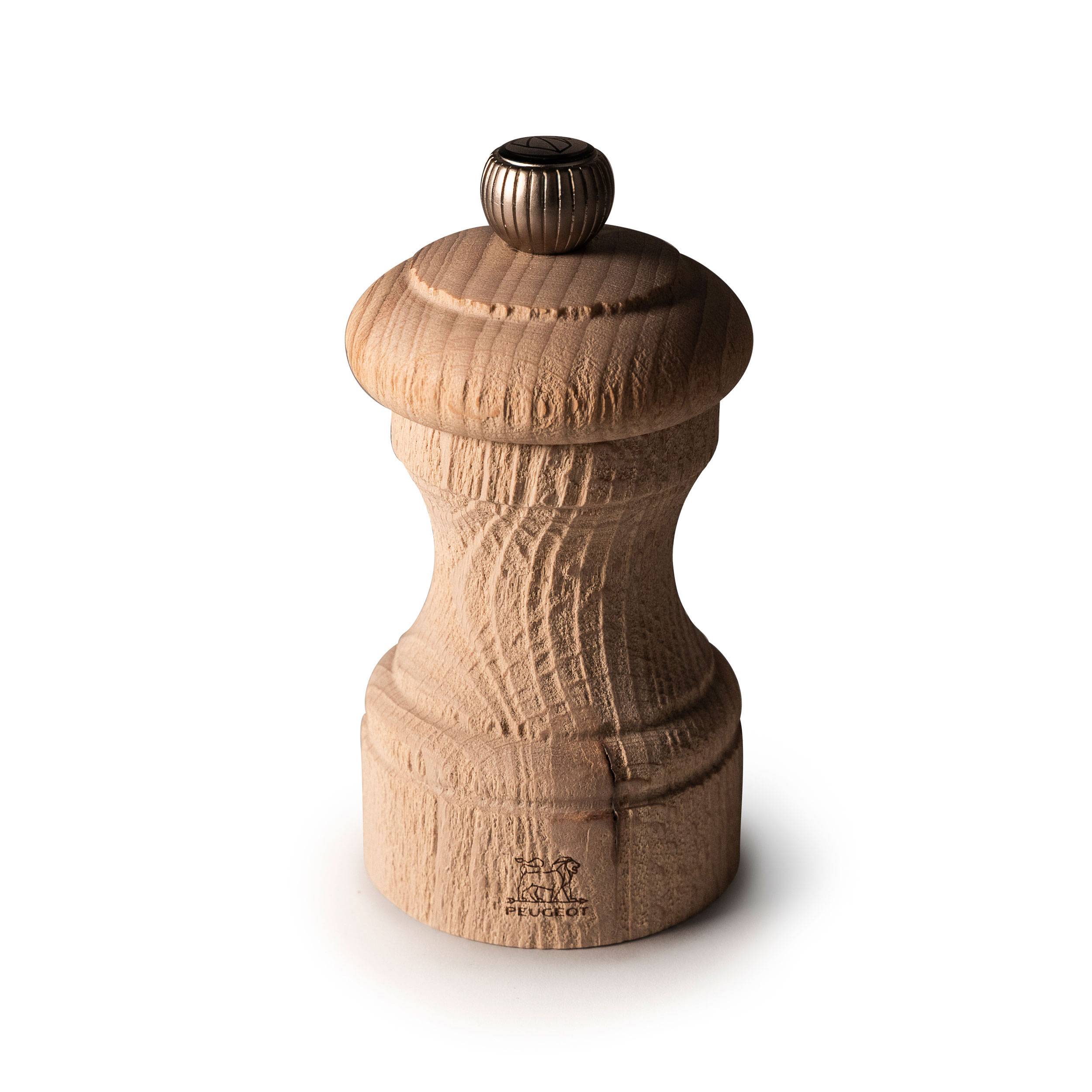 Peugeot Saveurs Bistro Nature Pfeffermühle, Pfeffer Mühle, Gewürzmühle, Holz, 10 cm, 38144