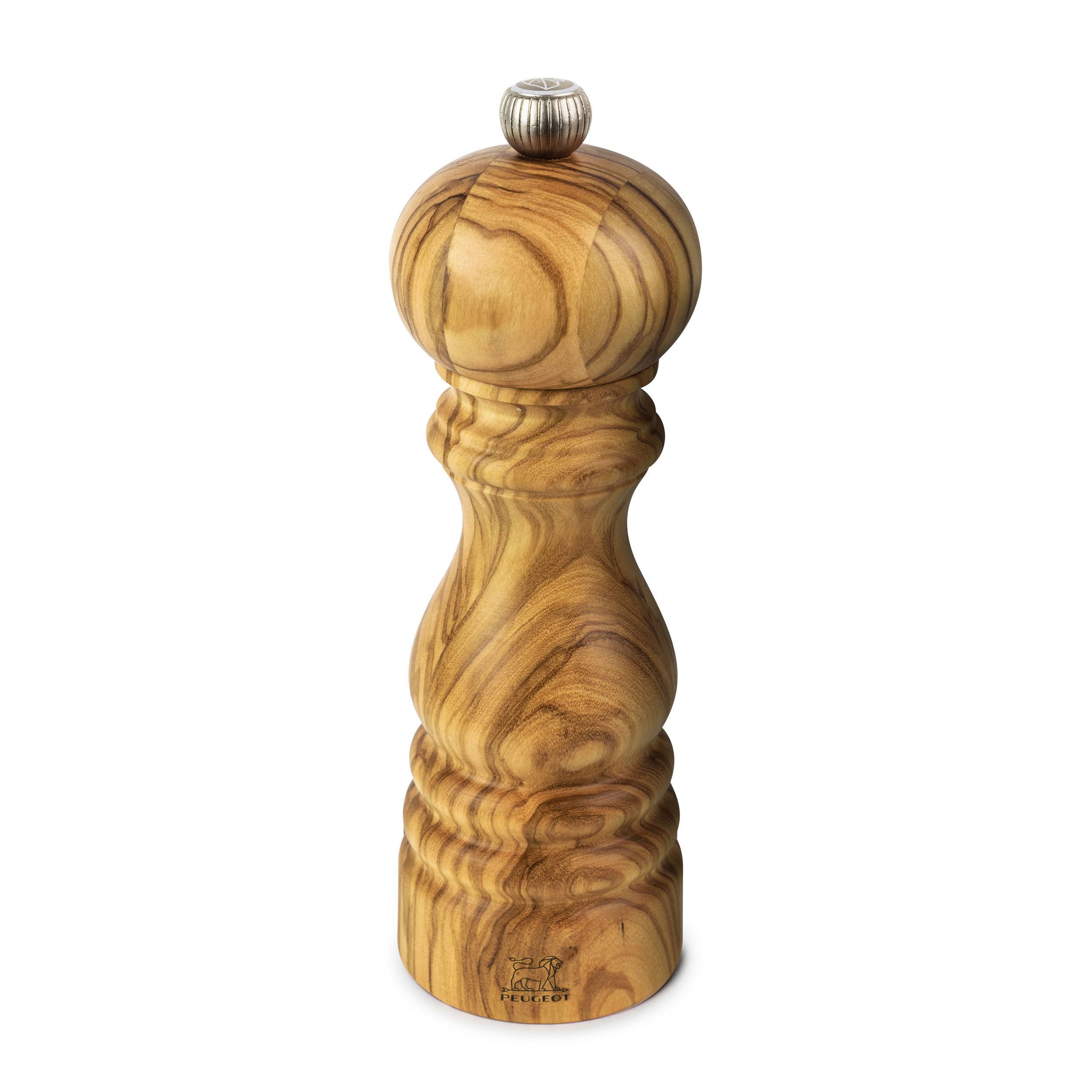 Peugeot Salzmühle Paris Olivenholz, Gewürzmühle, gemasert, 18 cm, 38205