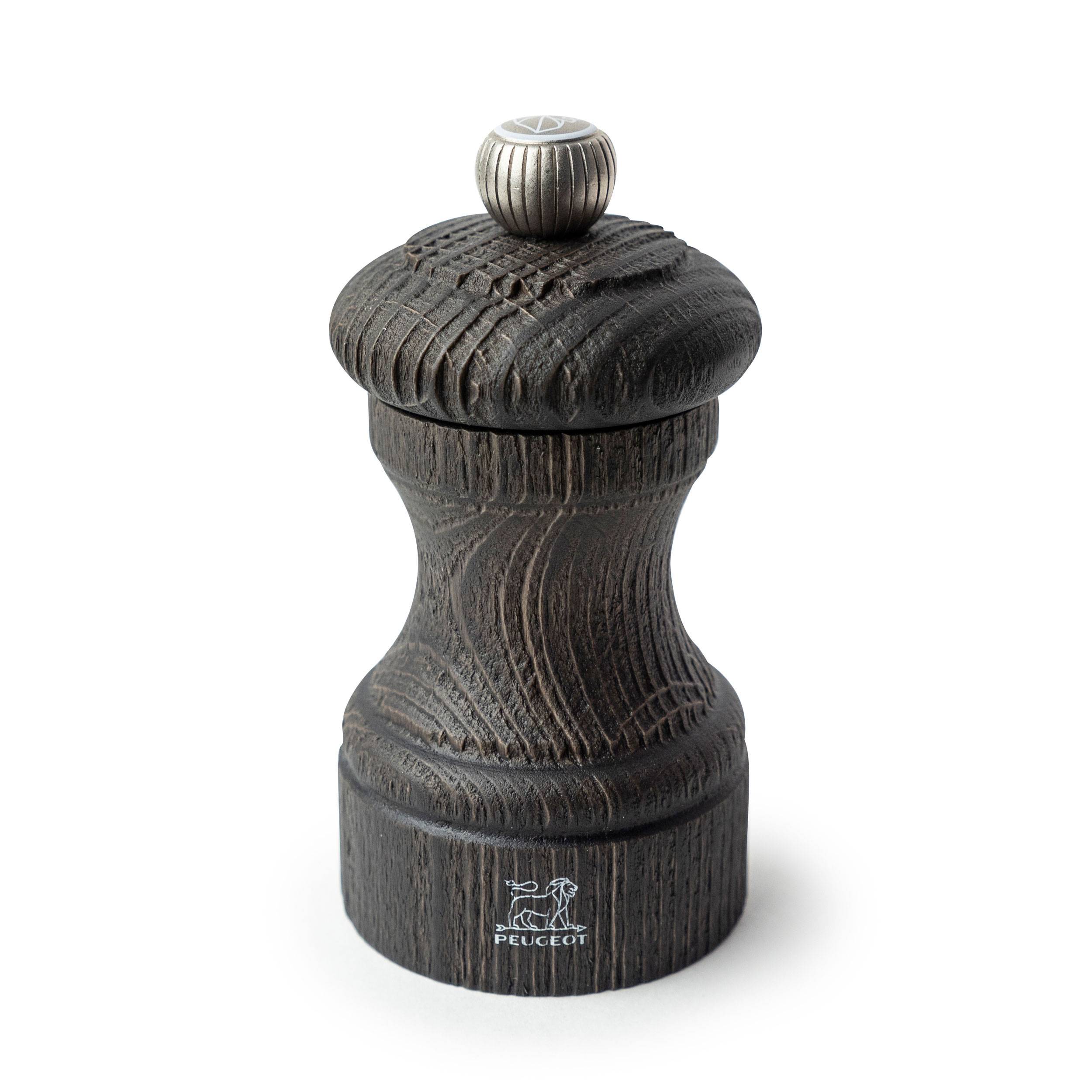 Peugeot Salzmühle Bistro Nature Dark, für Trockensalz, Buchenholz, Dunkel, 10 cm, 39790