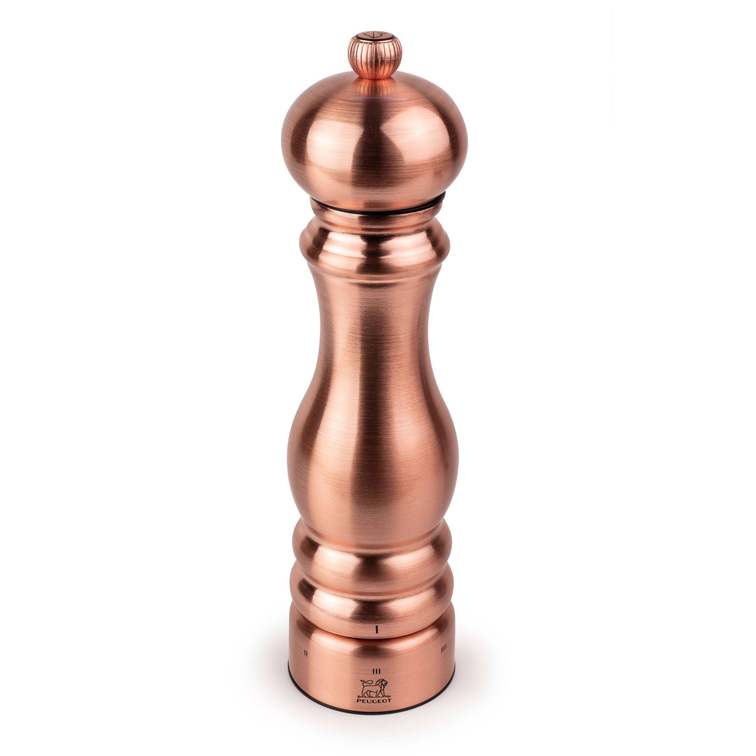 Peugeot Pfeffermühle Paris Chef Copper uSelect, Edelstahl, Kupfer, 22 cm, 39806
