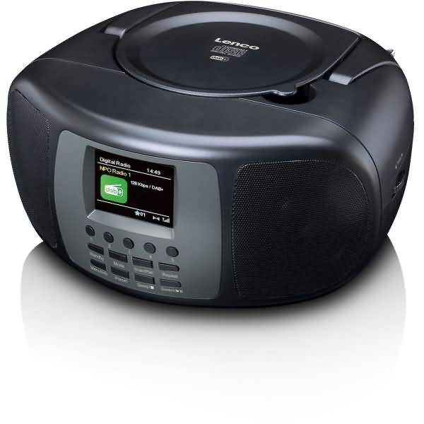 Lenco SCD-860 - Ghettoblaster - 4 Watt - Black - Gray