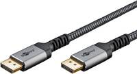 Goobay 65268, 1 m, DisplayPort, HDMI, Männlich, Männlich, Grau