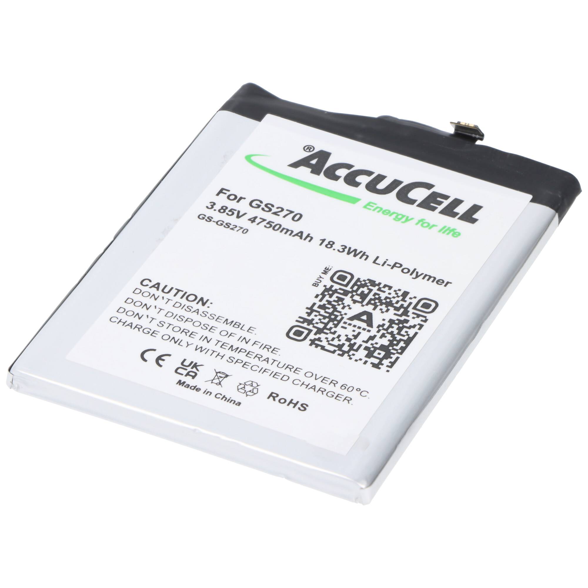 Akku passend für Gigaset GS270 Li-Polymer 3.85V 4750mAh 18.3Wh