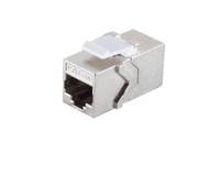 Microconnect KEYSTONE-12, Silber, RJ-45, RJ-45, Weiblich, Weiblich, Cat6a