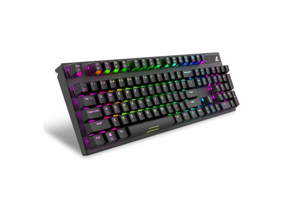 Sharkoon Gaming Tastatur Skiller SGK20 schwarz-rot DE