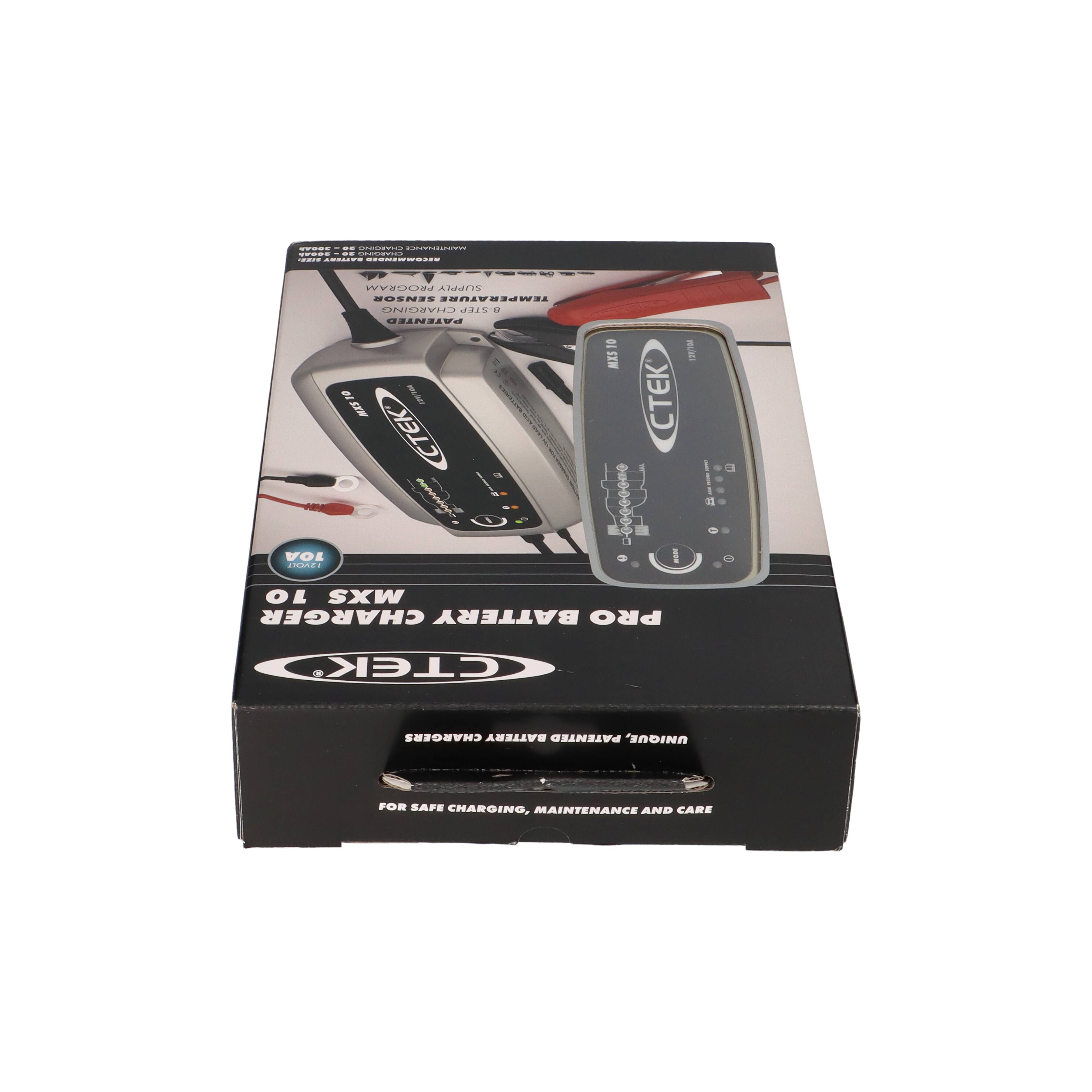 CTEK MXS 10 - 12V Ladegerät (AC-Netz) für Blei Akku 12V 10A Ladestrom Hochfrequenzladegerät