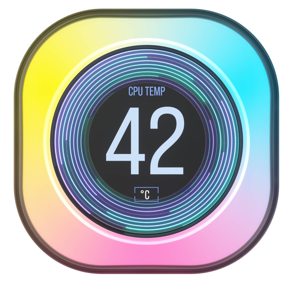 iCUE LINK LCD-Modul Weiß - Flüssigkeitskühlung