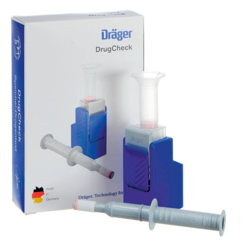 Dräger Schnelltest DrugCheck 3000, zum Nachweis kürzlich konsumierter Drogen