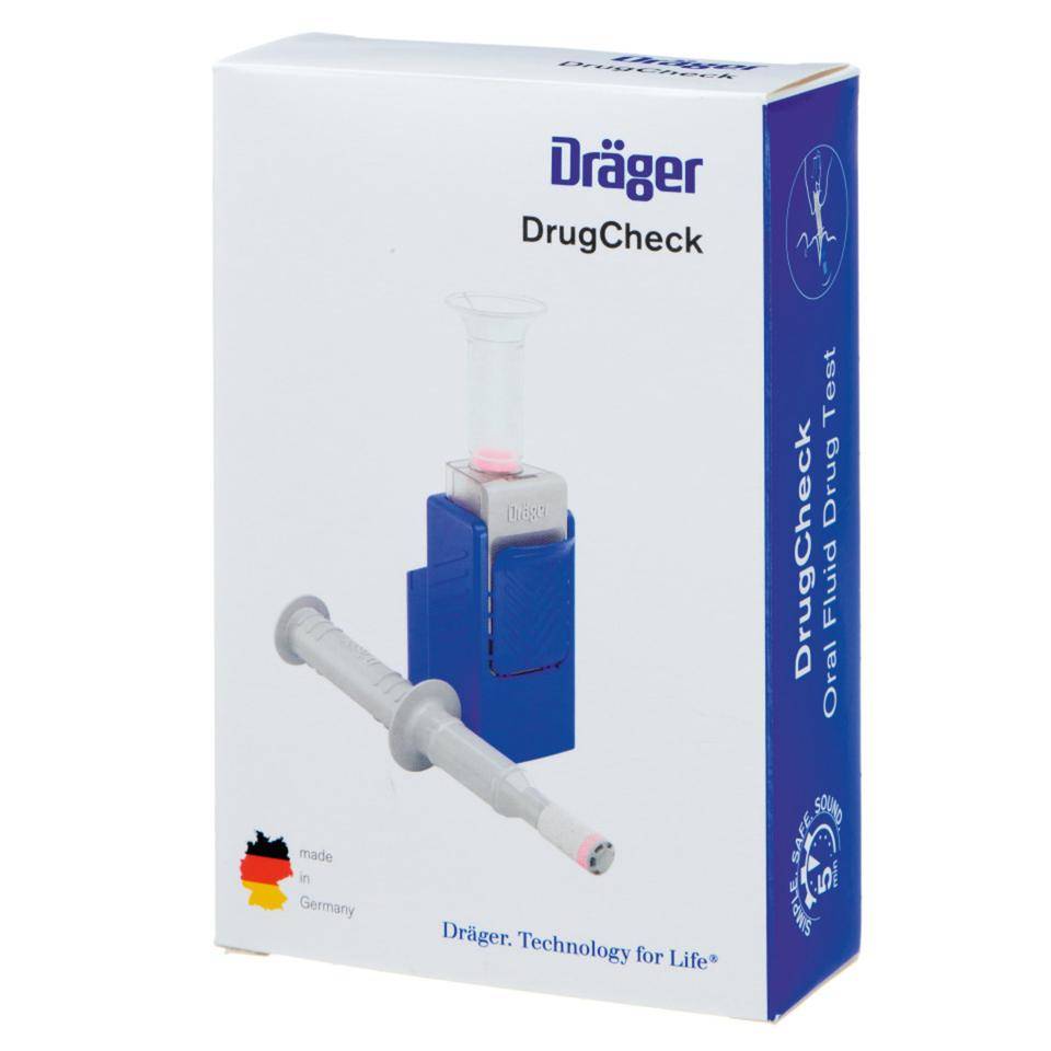Dräger Schnelltest DrugCheck 3000, zum Nachweis kürzlich konsumierter Drogen