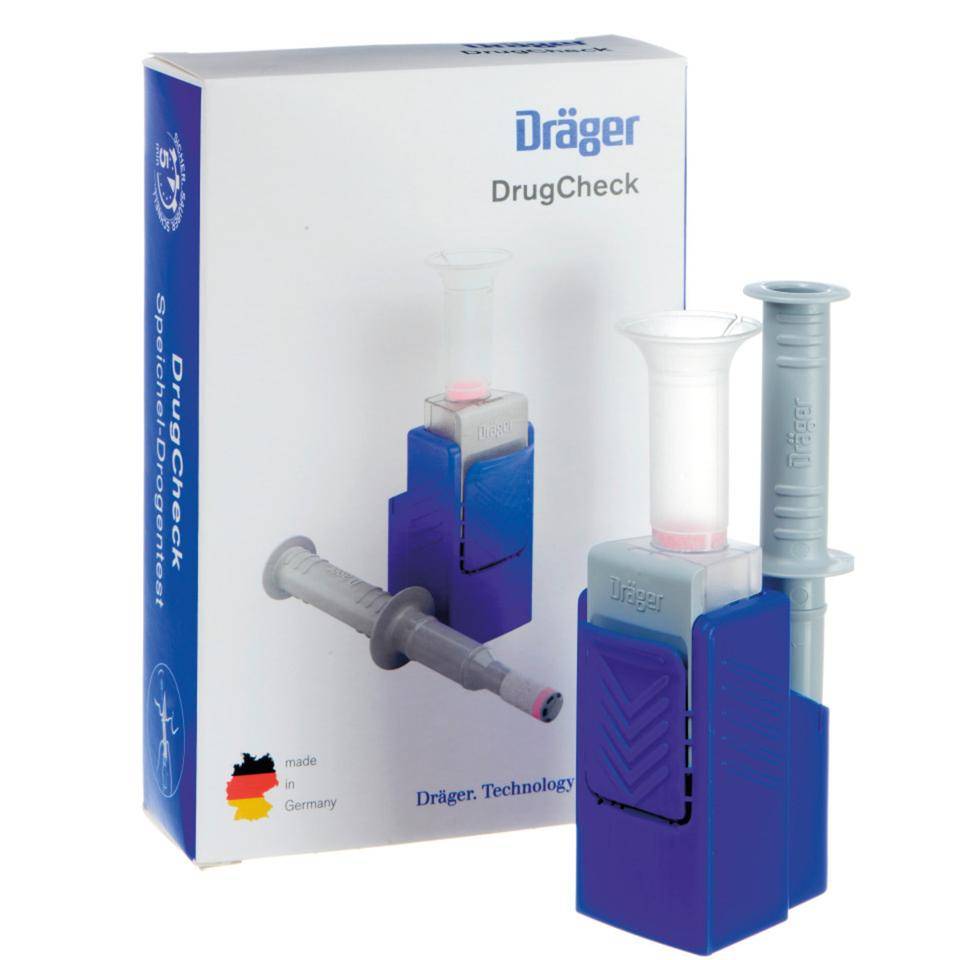 Dräger Schnelltest DrugCheck 3000, zum Nachweis kürzlich konsumierter Drogen