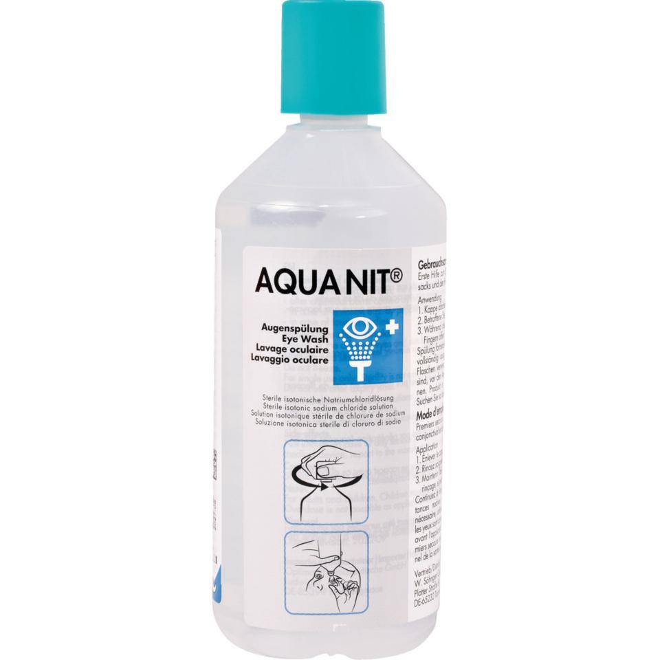 SÖHNGEN® Ersatzflasche f. Augenspülbox Aqua NIT®, Sterilwasser, 250ml/Flasche