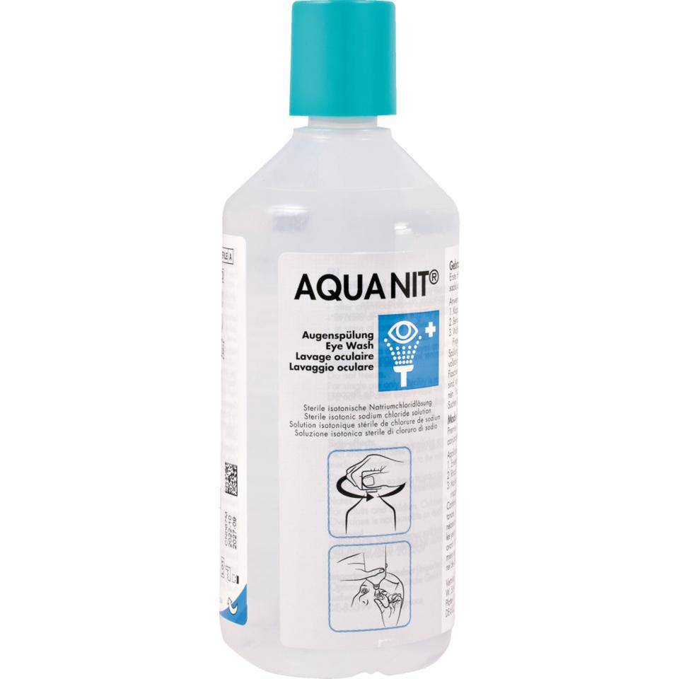 SÖHNGEN® Ersatzflasche f. Augenspülbox Aqua NIT®, Sterilwasser, 250ml/Flasche