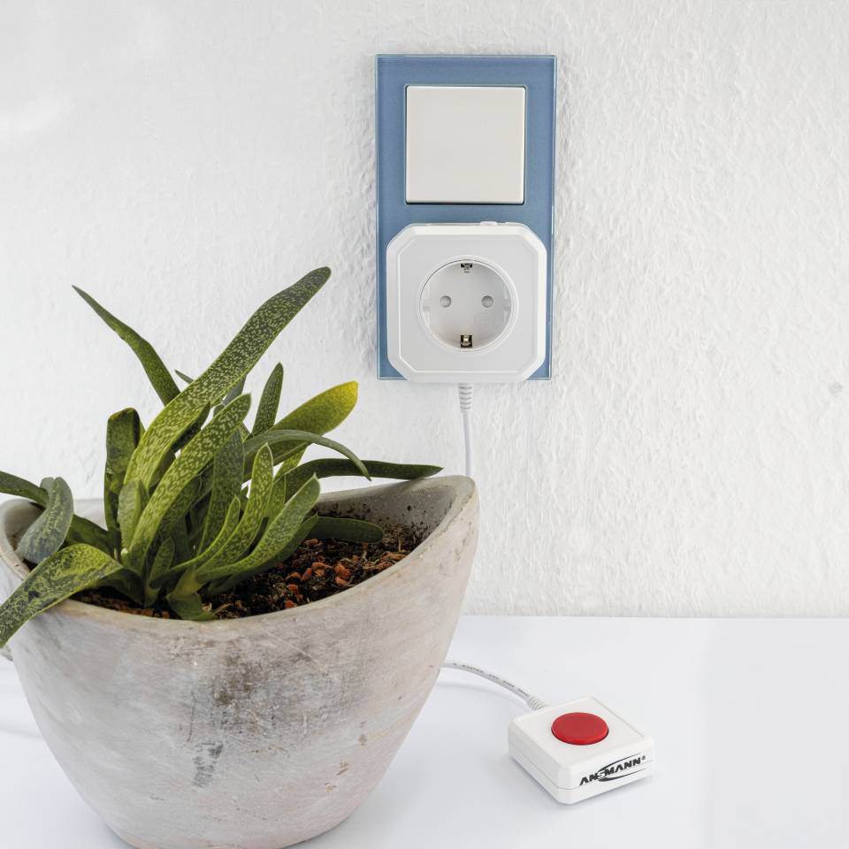 ANSMANN Steckdose, ZeroWatt Technologie, trennt Geräte vom Strom, weiß, 130x90x85mm
