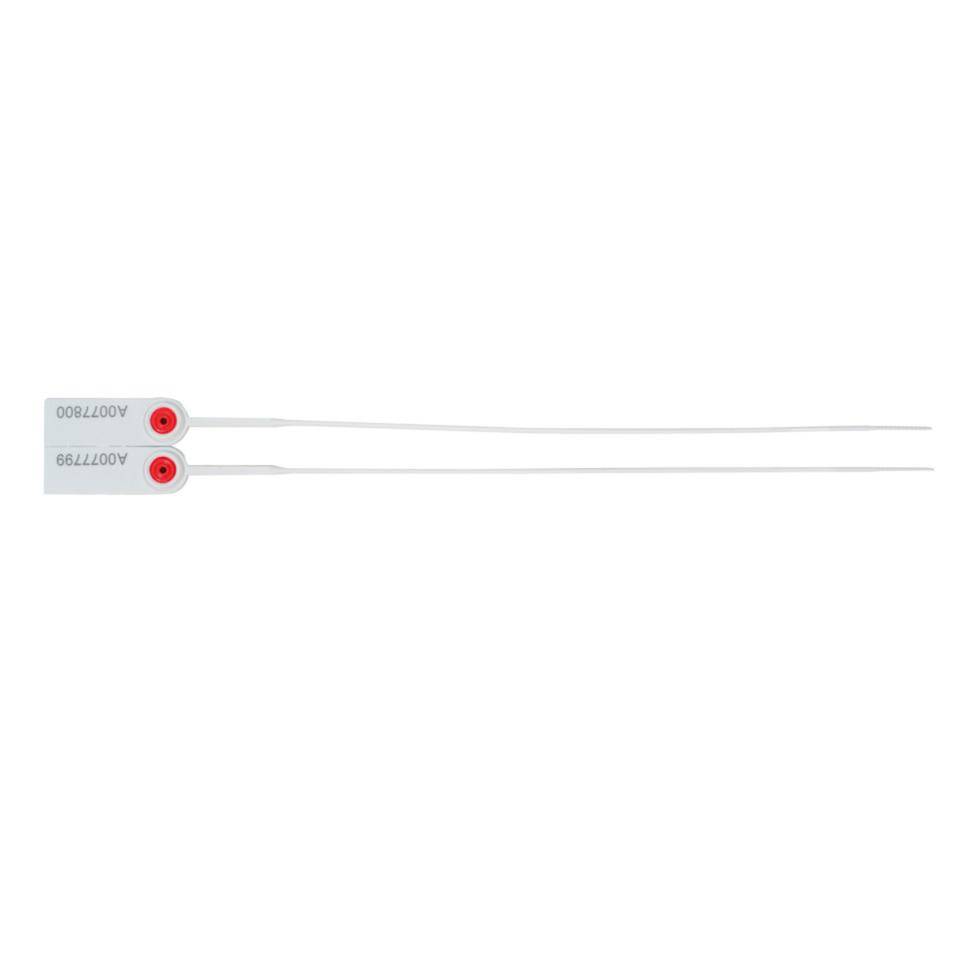 Plombe Fast Pull 330, weiß/rot, Polypropylen, 330mm, 1000/VE