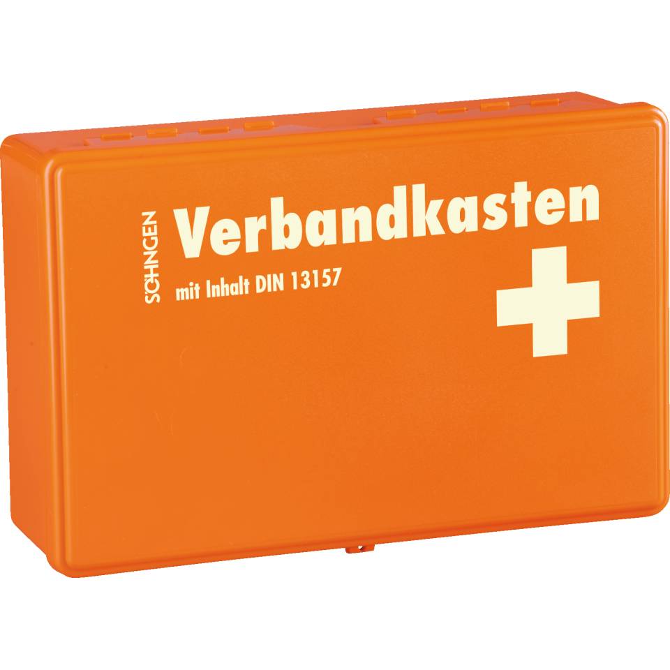 SÖHNGEN® Verbandkasten Kiel, mit PERMALIGHT Beschriftung, orange, Kunststoff