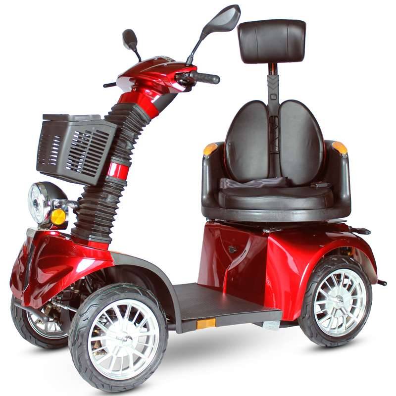 Elektromobil ECO ENGEL 540 Rot Elektromagnetische Bremse 1000 Watt Motor 4 Rad