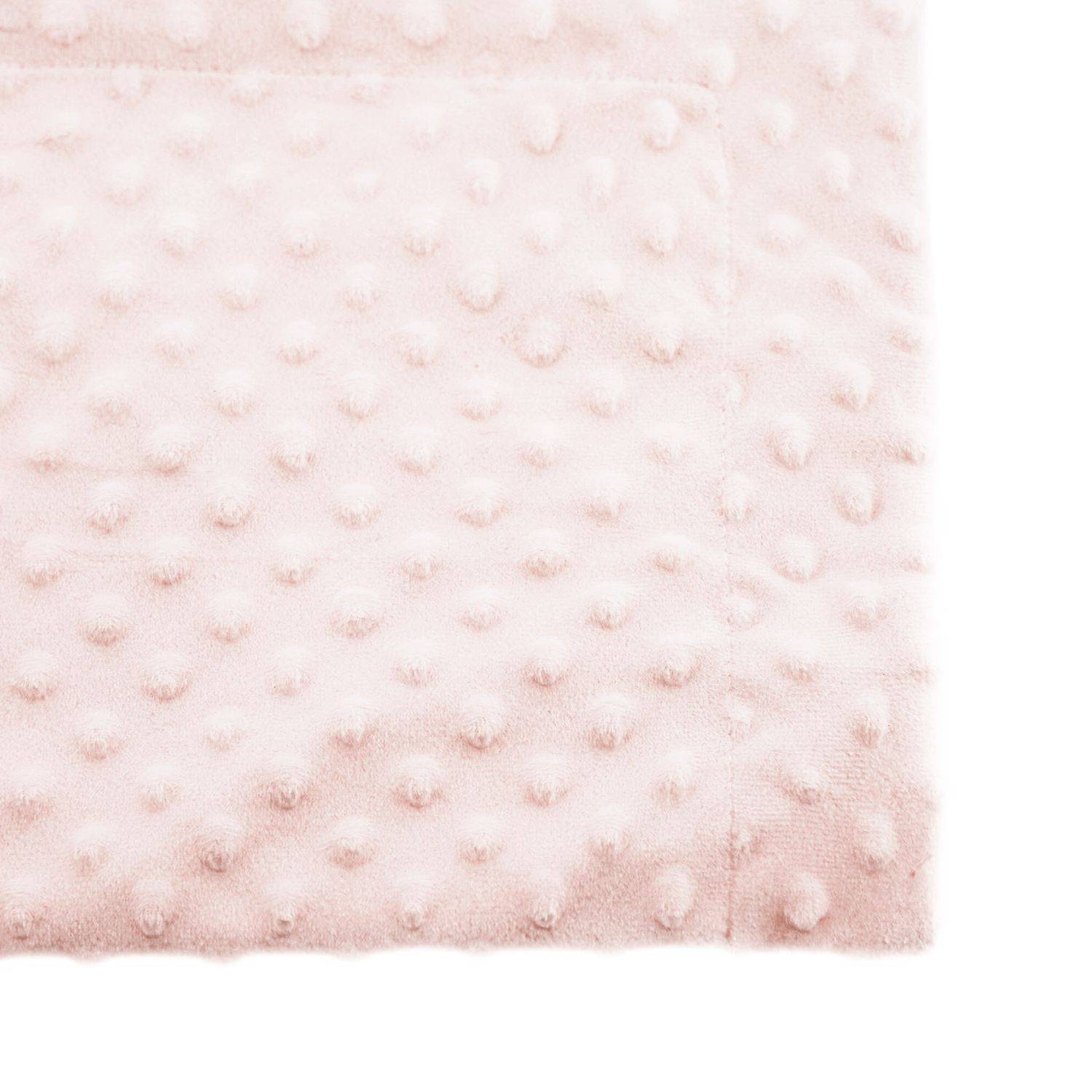 Babydecke Doppellagig 75cm x 100cm mit Bärenengel und Wolken Rosa Motiv 1