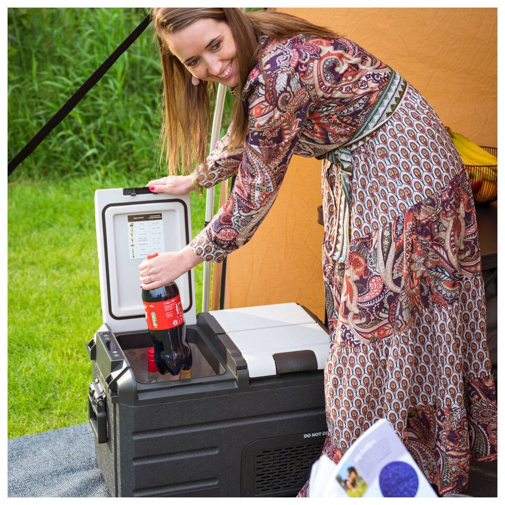 Eurom Kühlbox Double Fred 25/15 mit 12V/24V Anschluss 40 L, 2 Kühlfächer