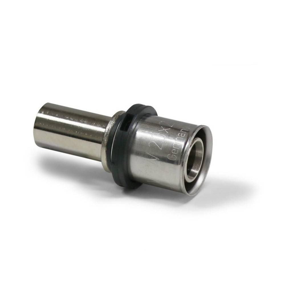 Sanpro Pressfitting Übergang TH Kontur für Kupfer-Fittings, Größe 20x2 - Abgang 15 mm