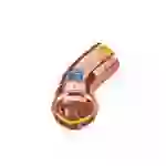 Sanpro Pressfitting Kupfer 45° Winkel - Bogen innen - außen, Größe V 15 Sanpro Pressfitting Kupfer 45° Winkel - Bogen innen - außen, Größe V 15