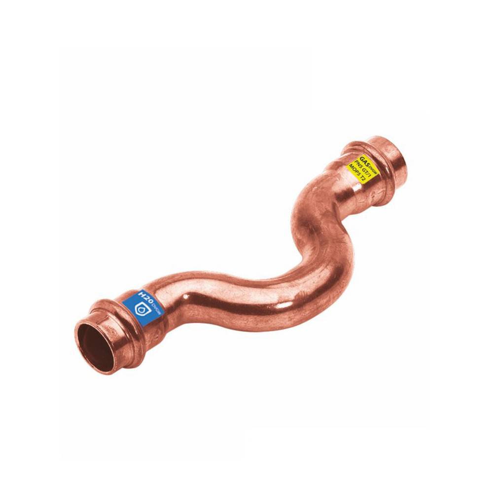 Sanpro Kupfer Pressfitting Bogen Überbogen Sprungbogen, Größe V 12