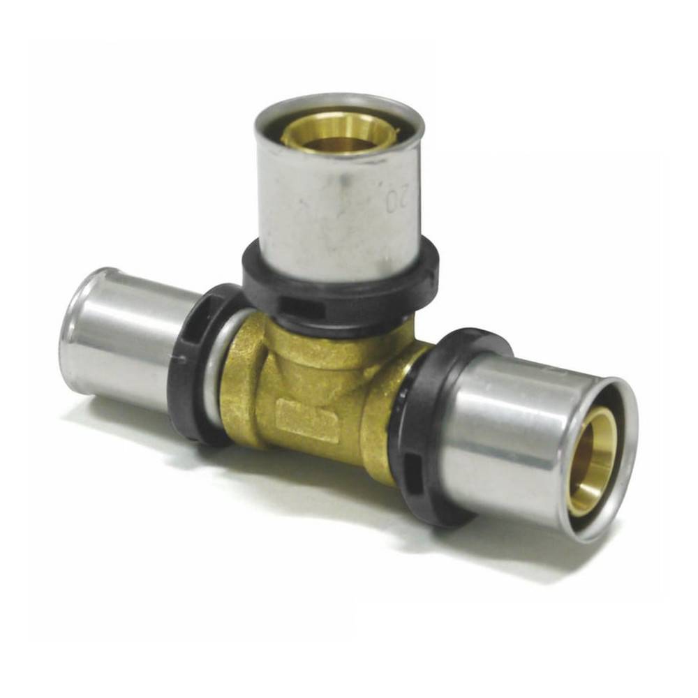 Sanpro THPRESS Pressfitting T-Stück Abgänge reduziert, Größe 32x3 - Abgang 32x3 - 20x2