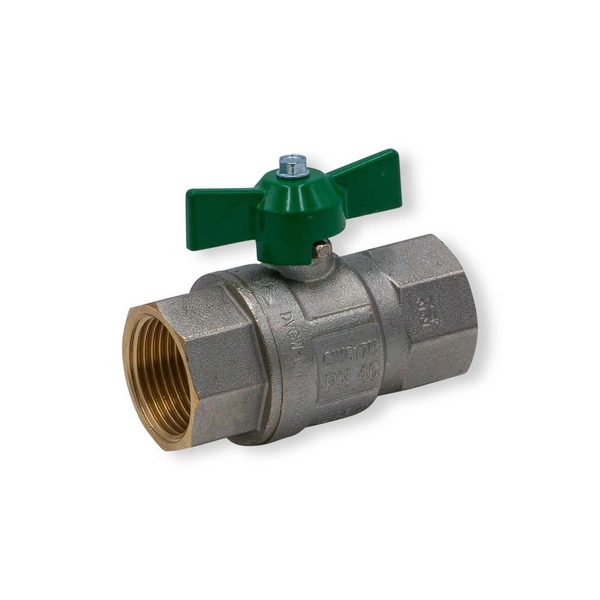 Sanpro Kugelhahn + grüner Flügelgriff, Gewinde innen / außen, Größe 1'' x 1'' Sanpro Kugelhahn + grüner Flügelgriff, Gewinde innen / außen, Größe 1'' x 1''