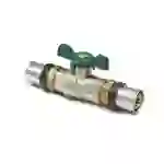 Sanpro THPRESS Pressfitting - Pressfitting Kugelhahn grüner Griff + TH-Kontur, Größe 32x3 Sanpro THPRESS Pressfitting - Pressfitting Kugelhahn grüner Griff + TH-Kontur, Größe 32x3