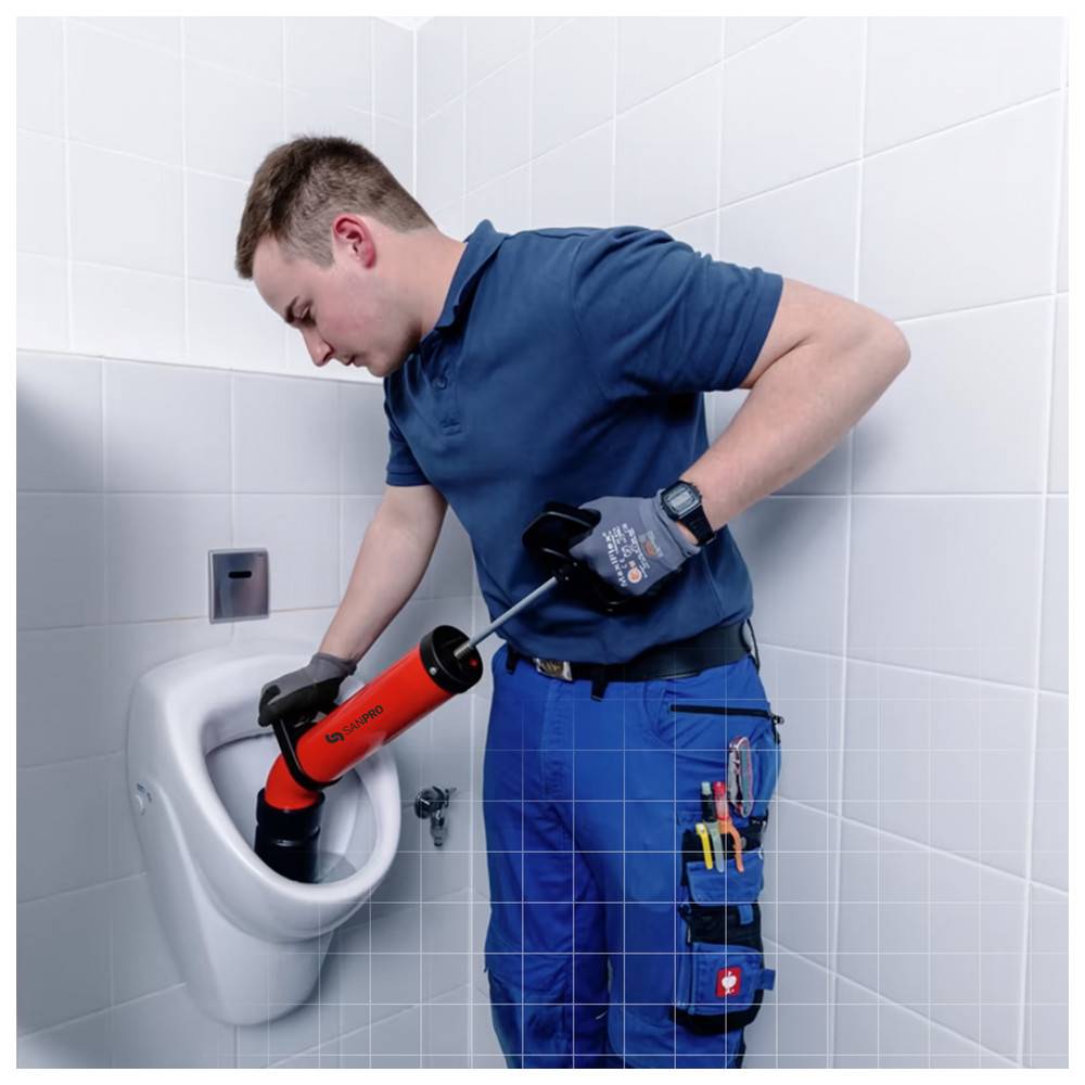 Sanpro Druckrohrreiniger / Abflussreiniger Pumpe / Rohrreinigungspumpe